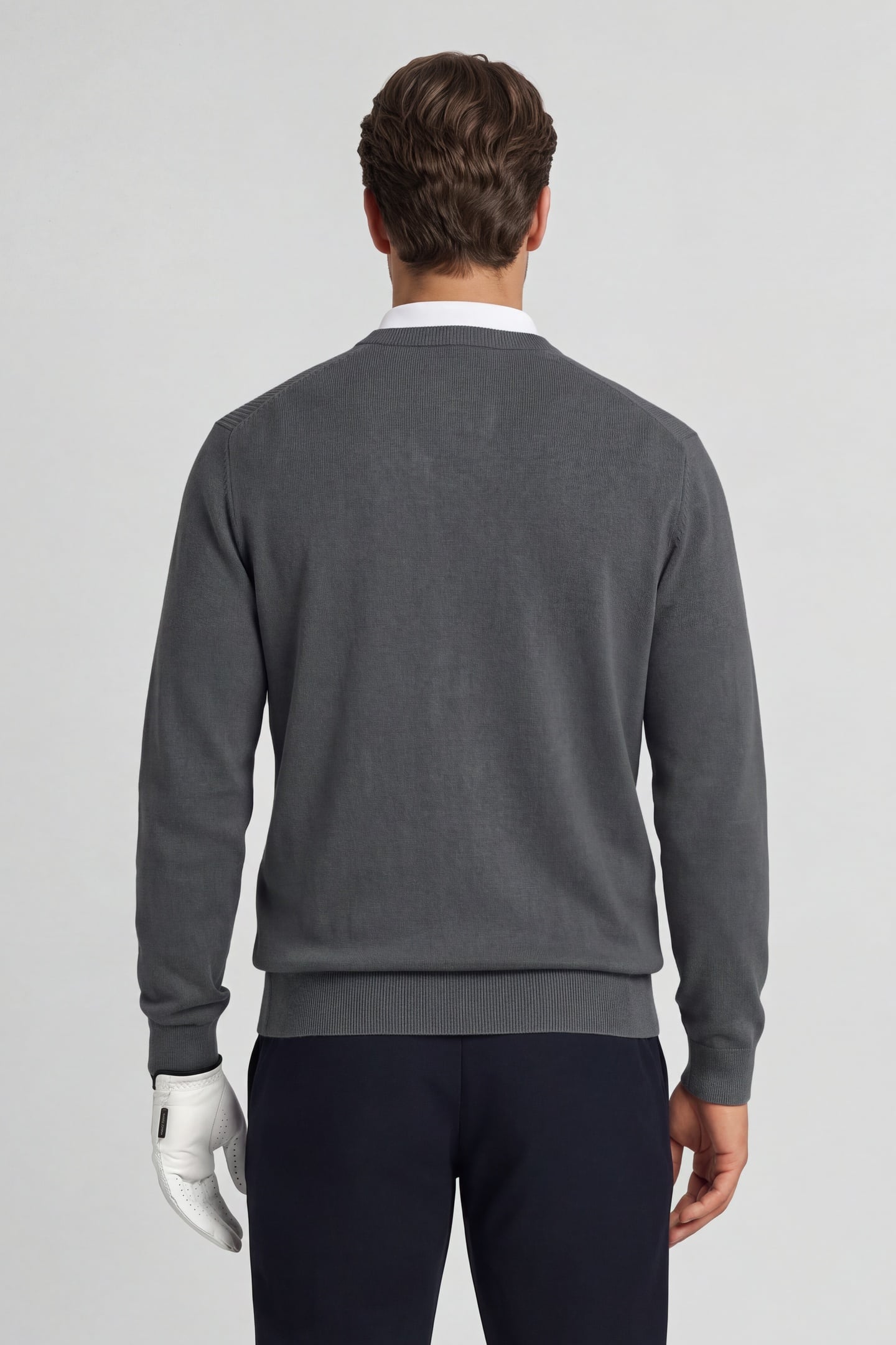 GOLF 1874 CREW NECK PULLOVER CARBON GREY 6
