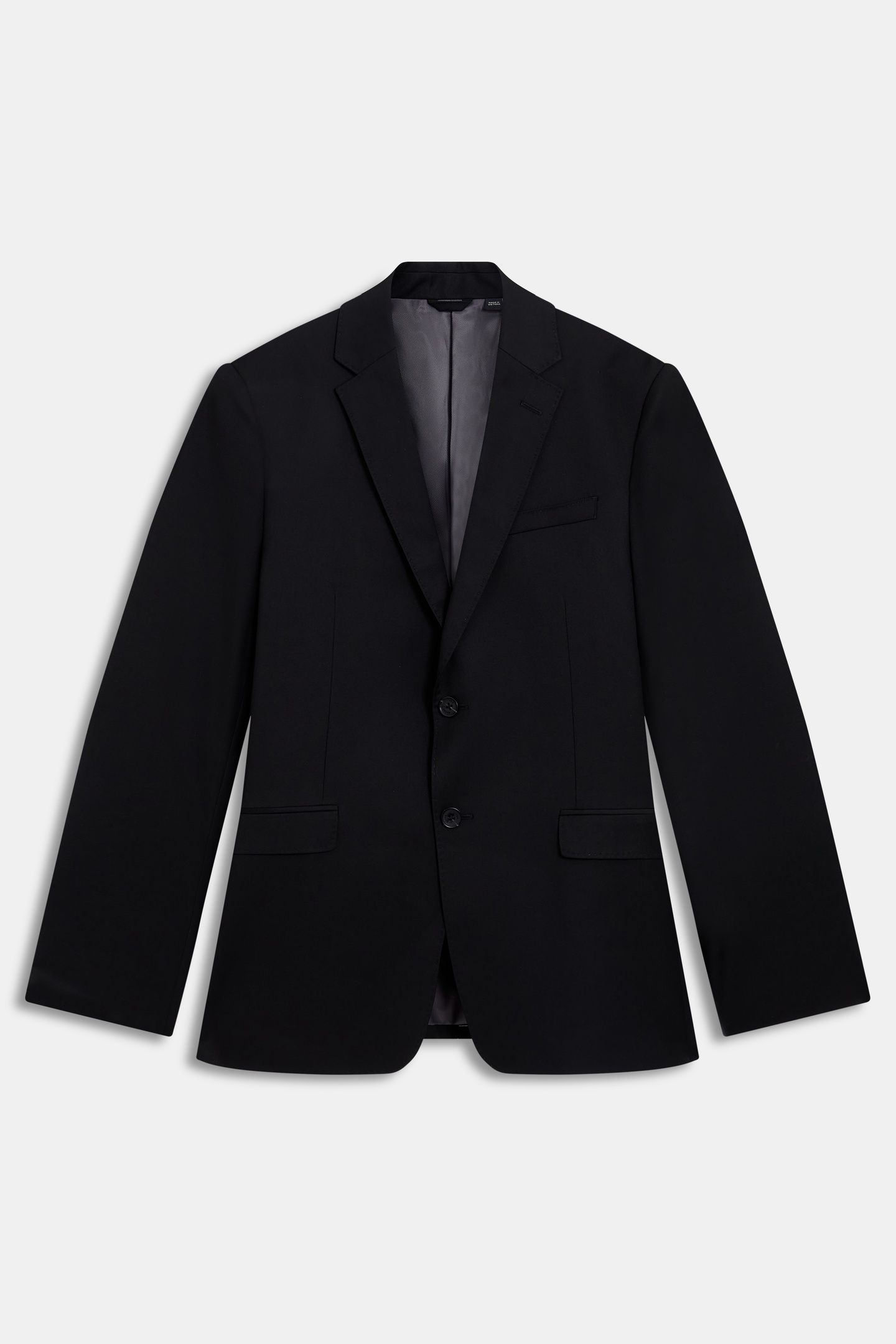 SLIM FIT STRETCH JACKET BLACK 2