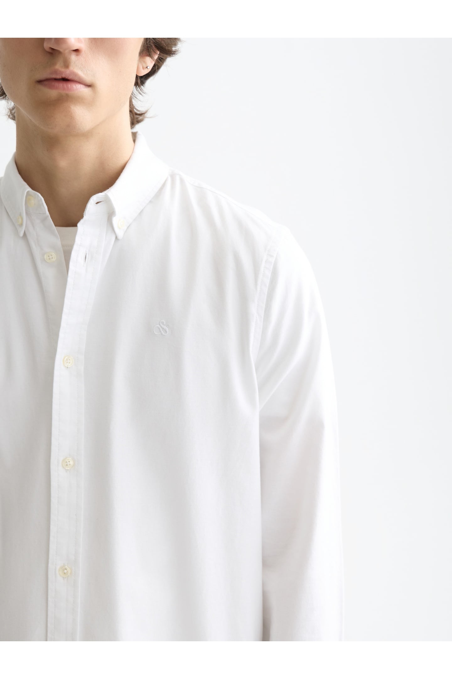 OXFORD SOLID REGULAR-FIT SHIRT WHITE TRADITIONAL 6