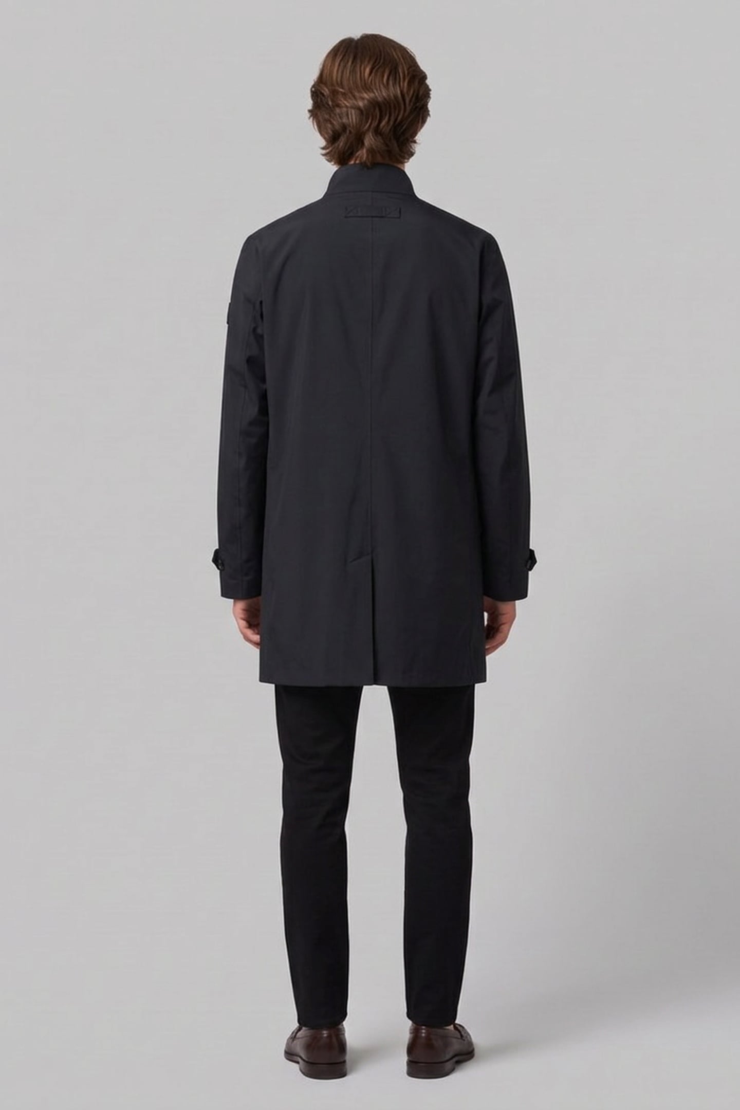 LIGHTWEIGHT COMMUTER COAT BLACK 2
