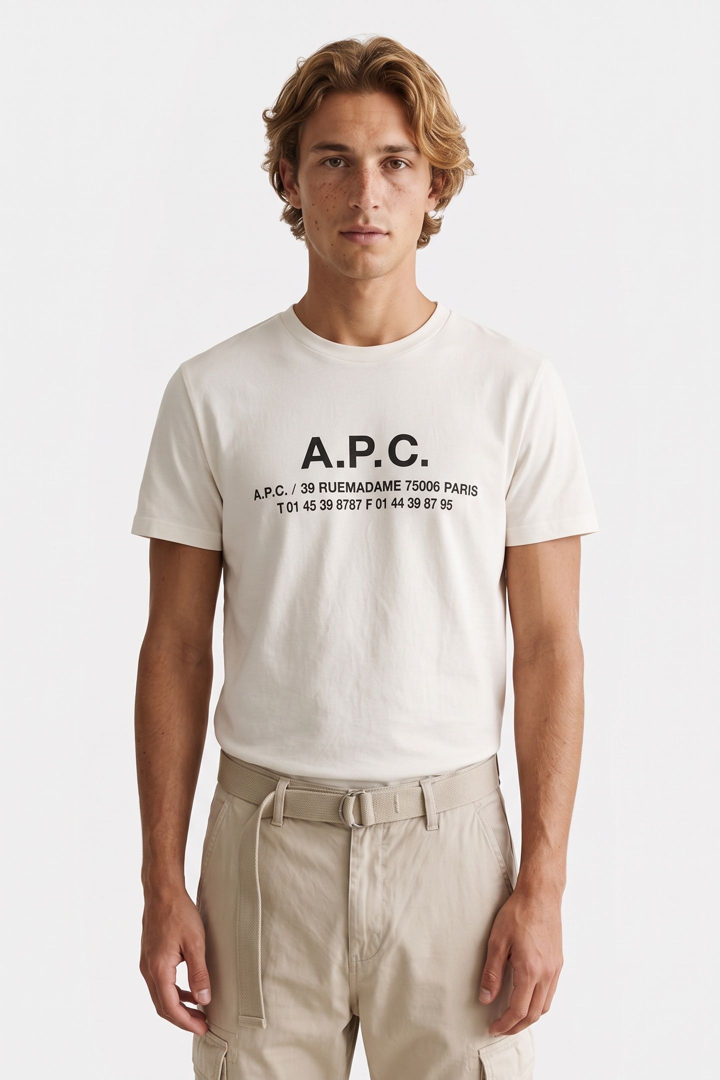 UNISEX T-SHIRT SHORT SLEEVE ADDRESS OFF-WHITE 1