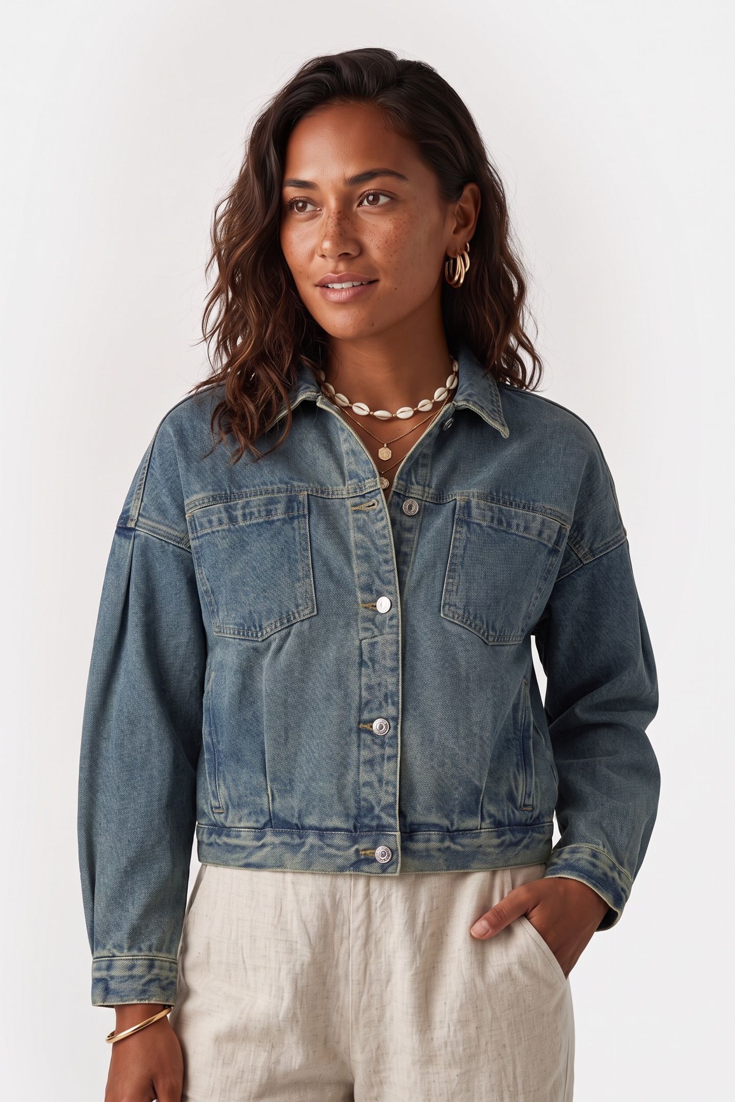 SASHA DNM JACKET POLAR BLUE 2