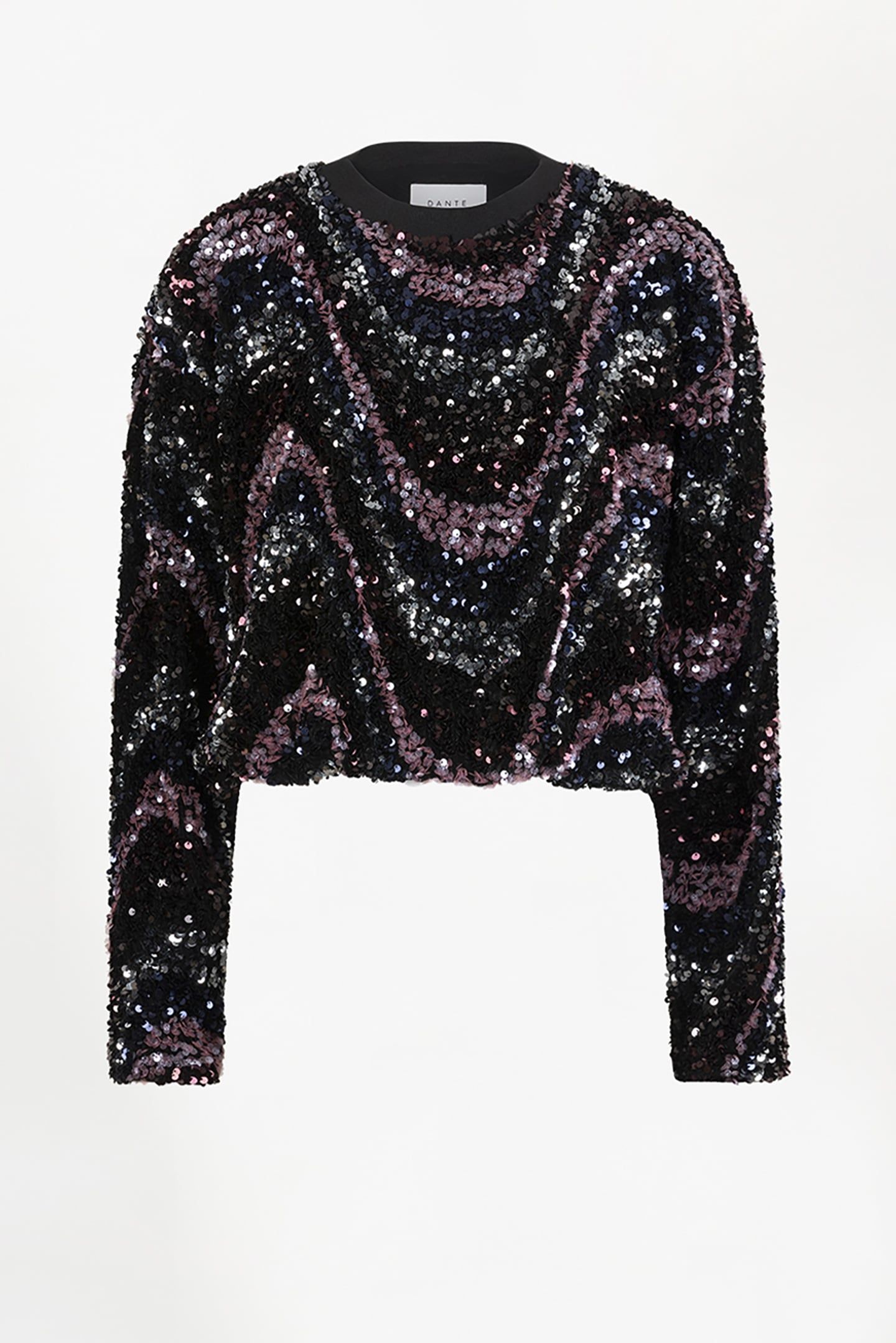 LIZY SEQUINS TOP MULBERRY RED 4