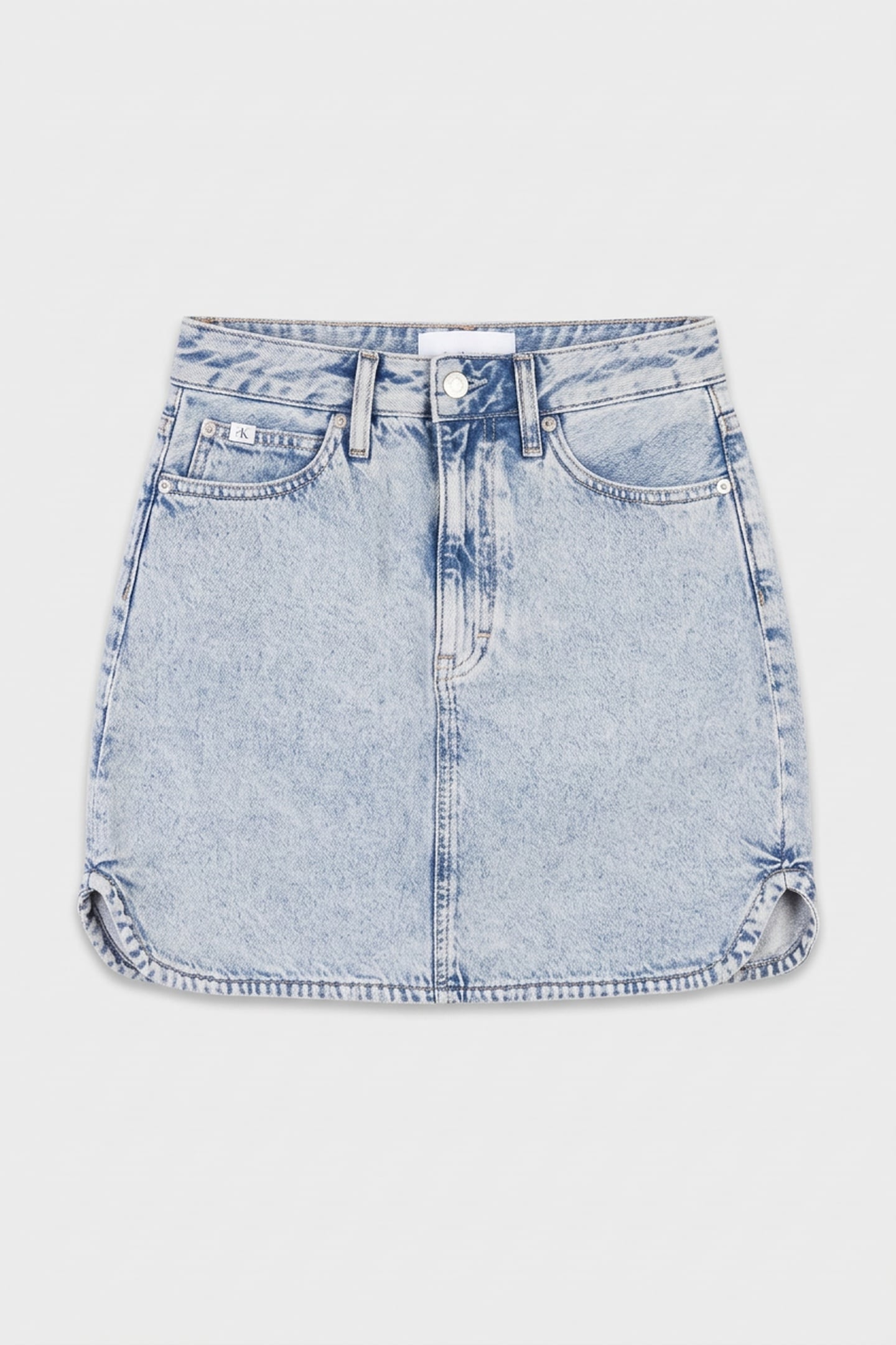 A-LINE MINI SKIRT DENIM LIGHT 3