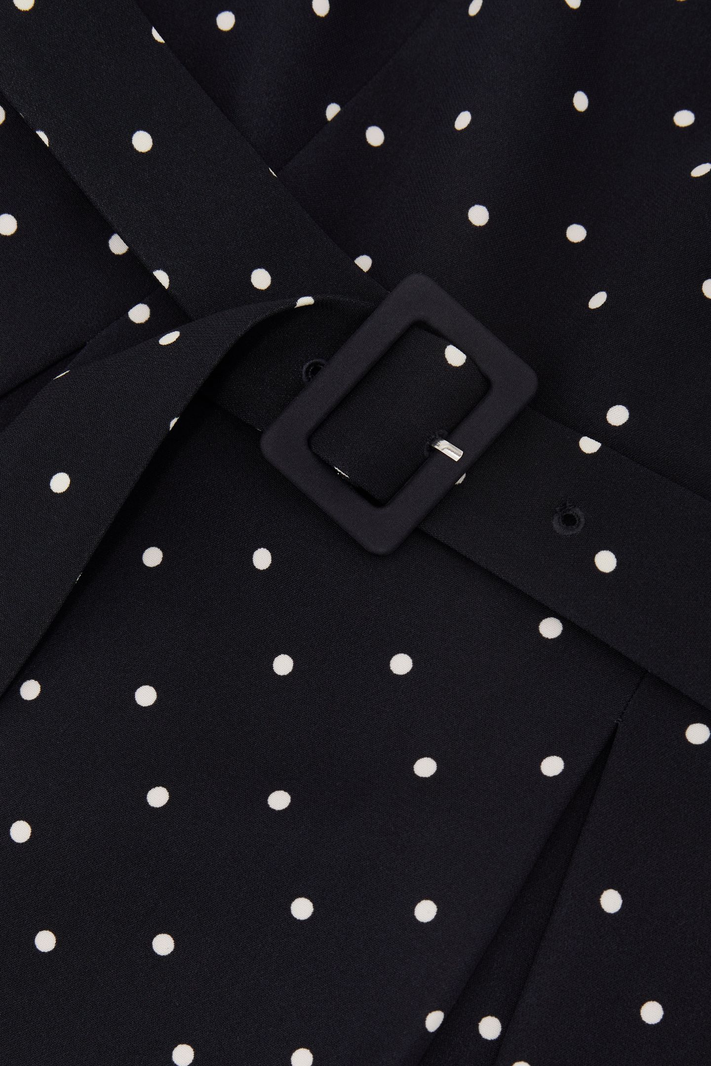 BARDOT POLKA FLIPPY OCCASION DRESS NAVY/IVORY 7