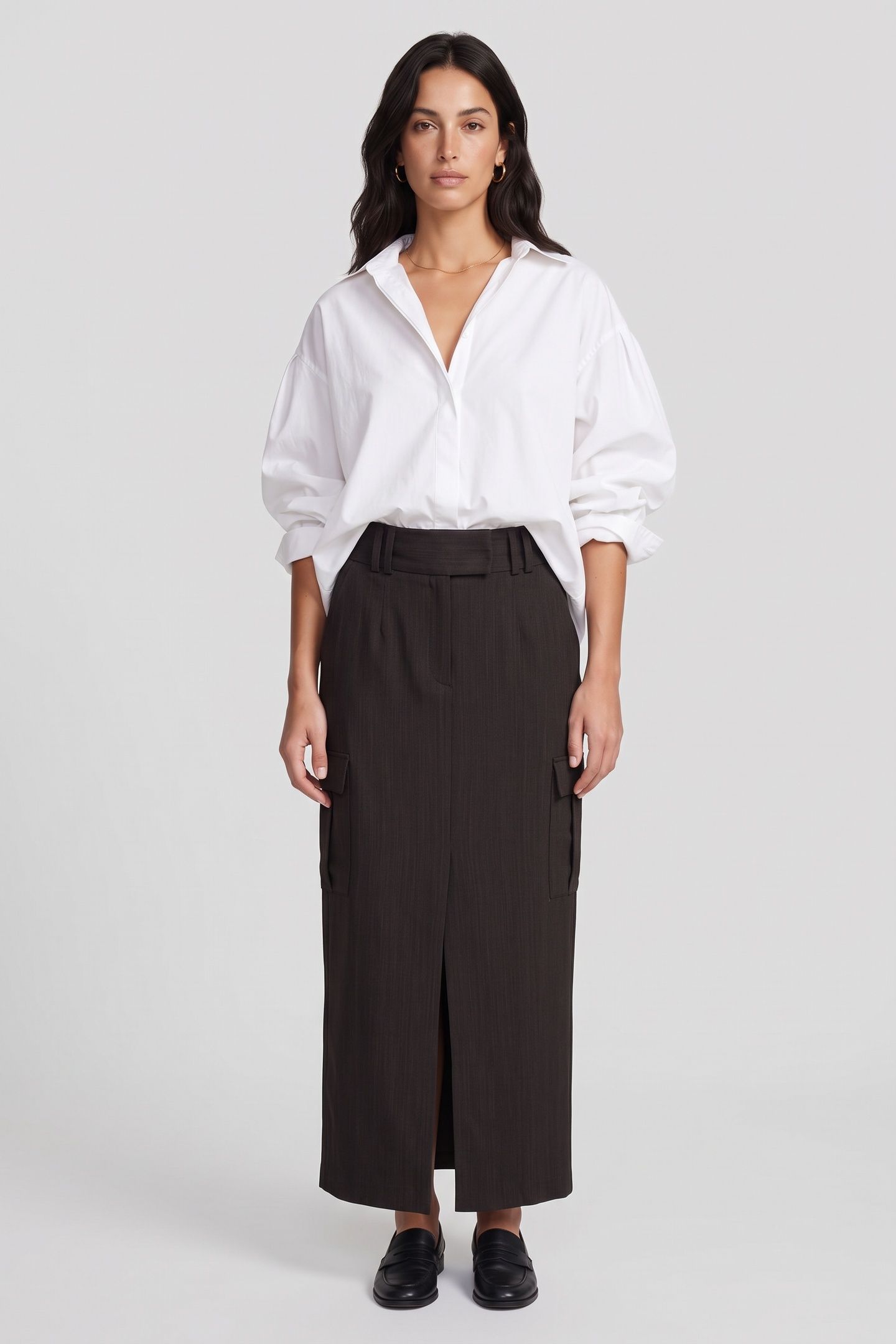 SYBILLE SKIRT DARK GREY 2