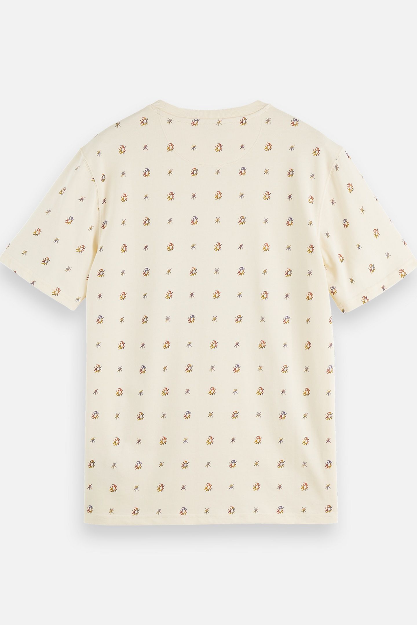 MICRO-PRINTED REGULAR-FIT T-SHIRT LIGHT BEIGE 2