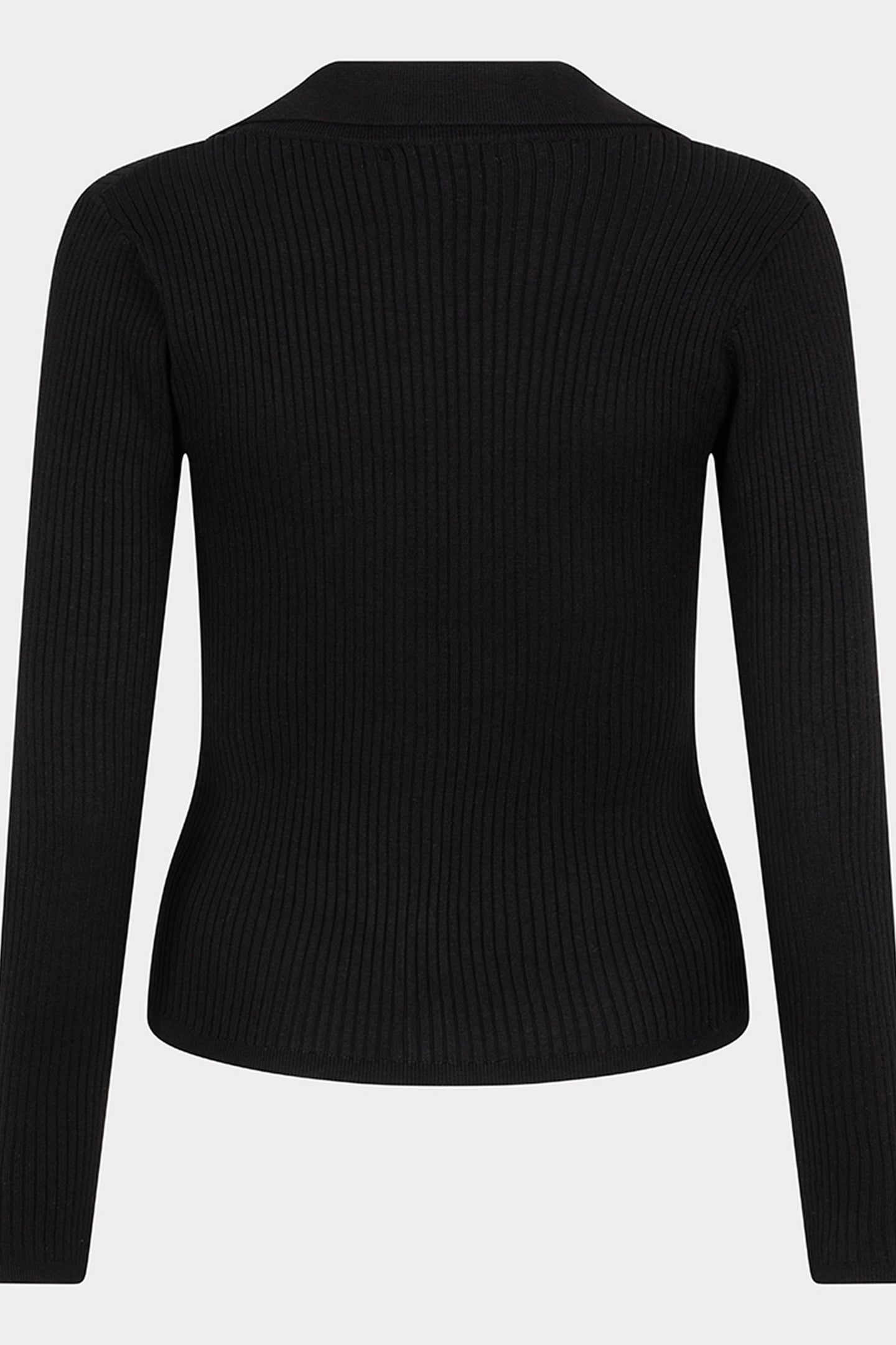 SWEATER BUTTON UP BLACK 5