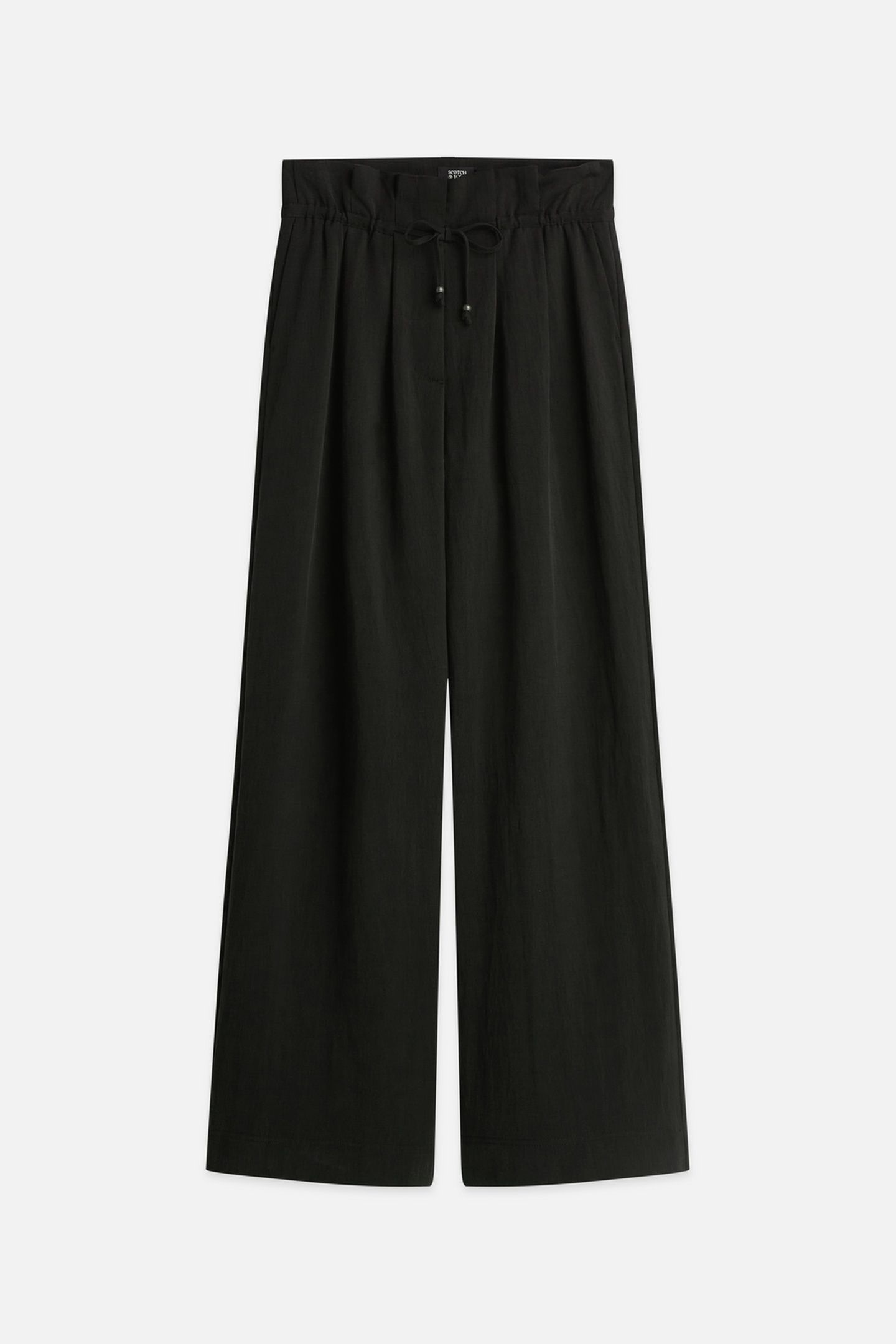 JUNE - HIGH RISE WIDE LEG TWILL PAPERBAG PANTS METEORITE 1