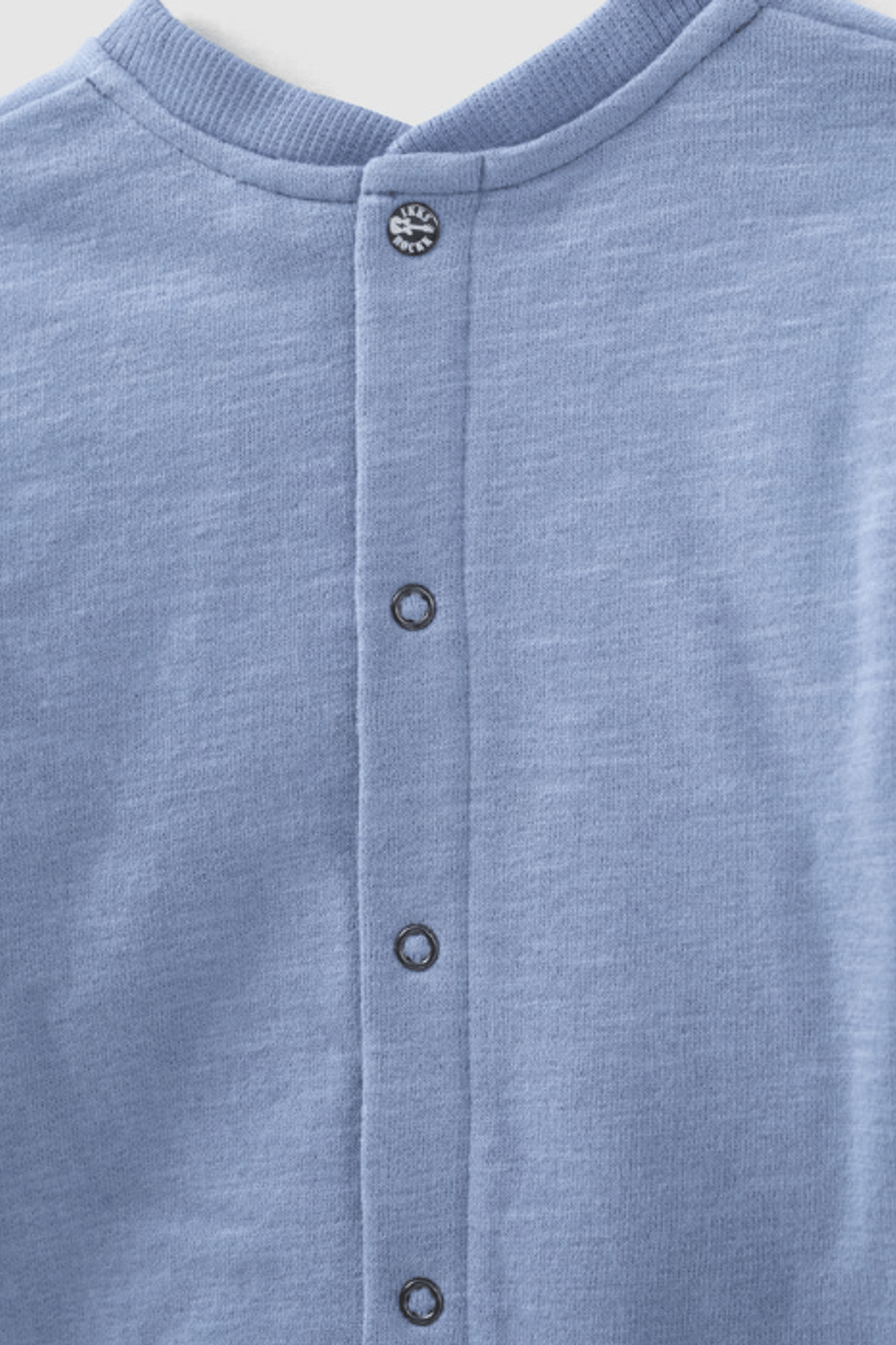 MEDIUM BLUE EMBROIDERED LIGHTNING BUTTON SWEATSHIRT IN ORGAN 3