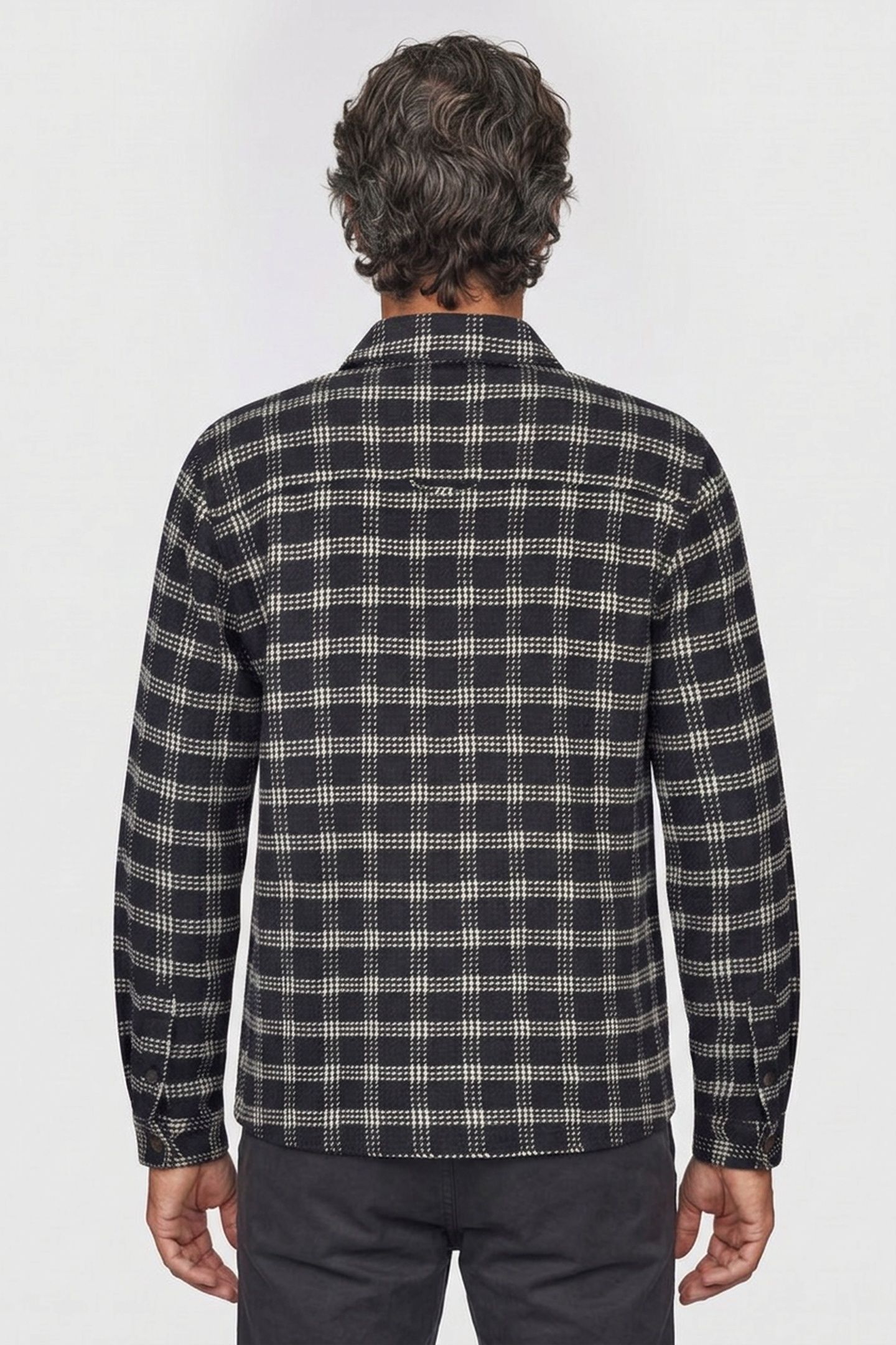 TOMMY OVERSHIRT BLUE GRAPHITE 4
