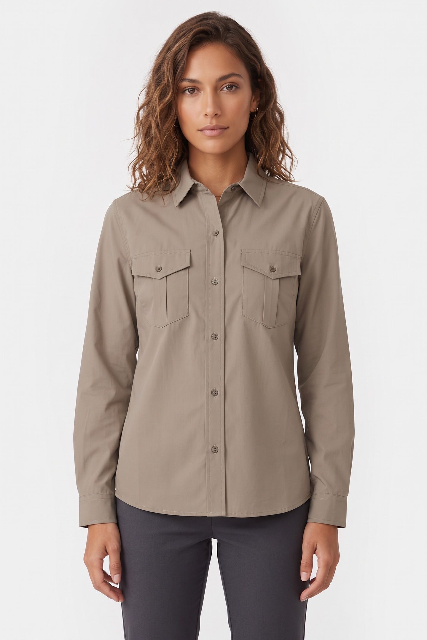 UNISEX UTILITY SHIRT SAGE GREEN 1