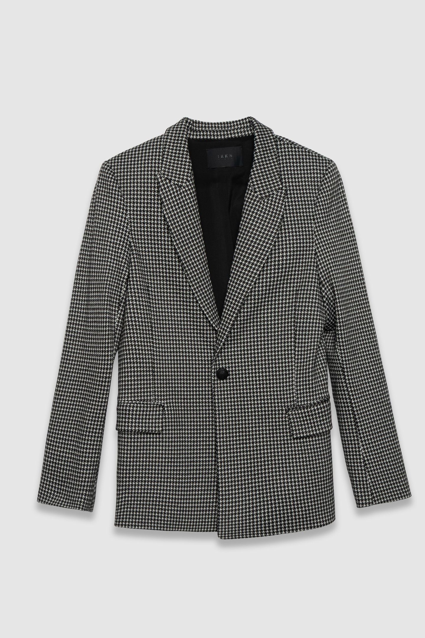 BLACK HOUNDSTOOTH SUIT JACKET 4