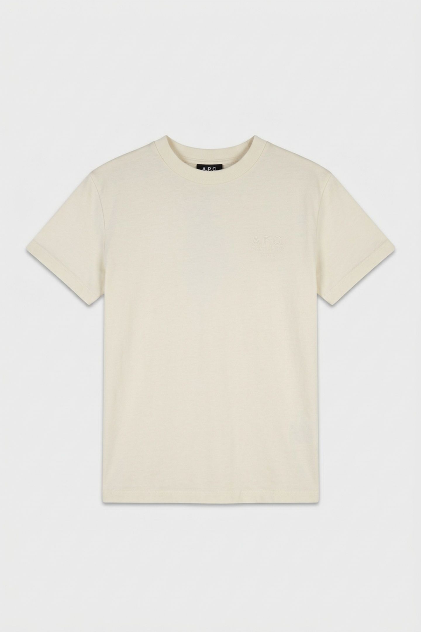 T-SHIRT BOXY RUE MADAME WASHED INDIGO/ECRU 5