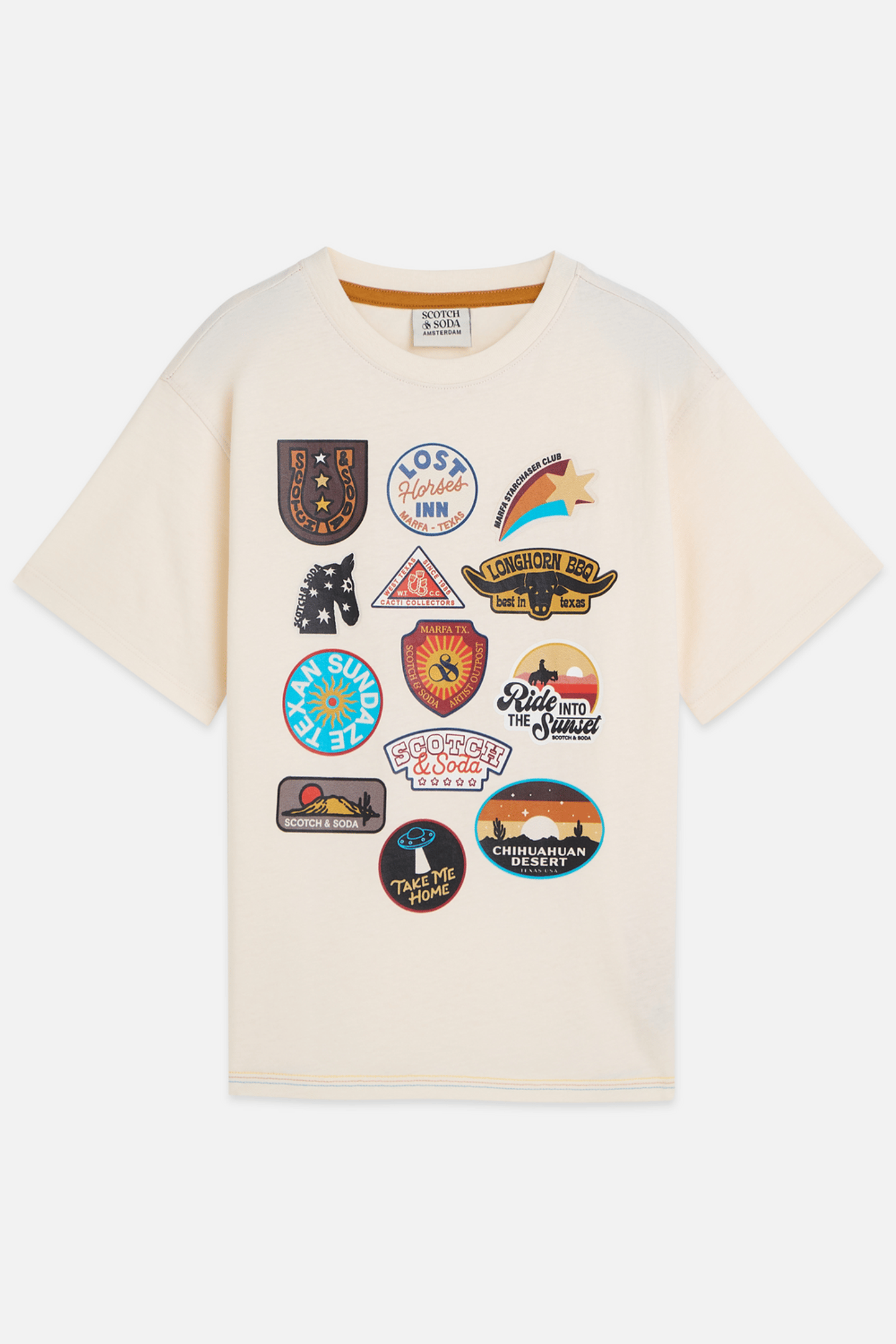 BOYS FRONT ARTWORK RELAXEDFIT TSHIRT LIGHT BEIGE 3