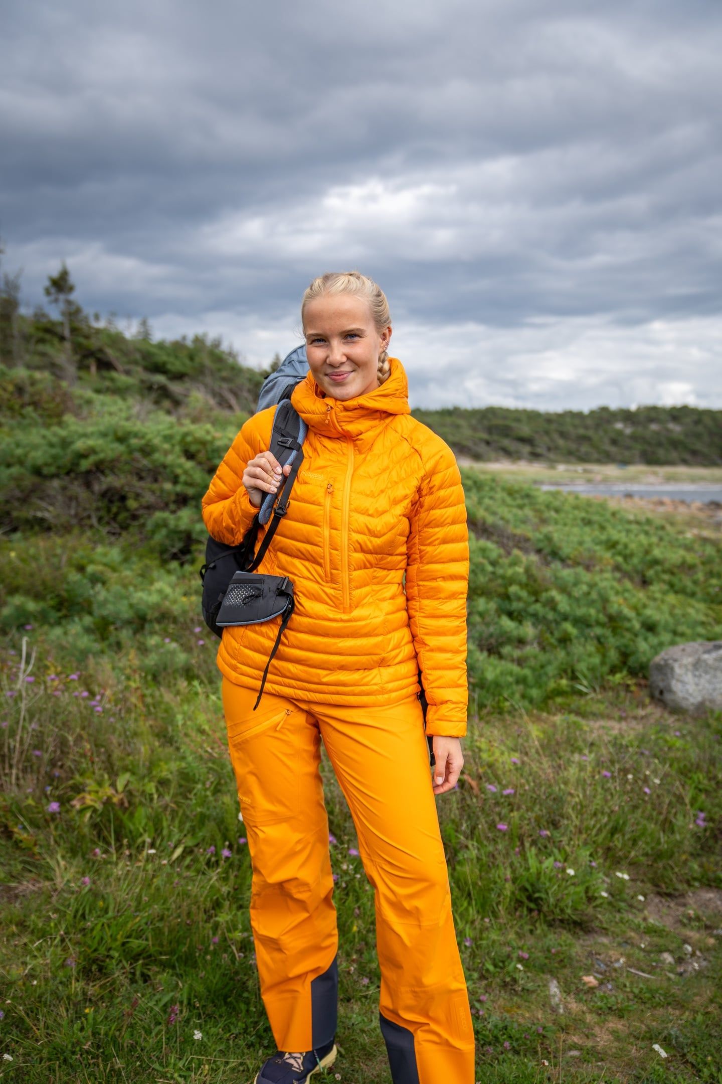 CECILIE DOWN LIGHT ANORAK CLOUDBERRY YELLOW/LUSH YELLOW 8