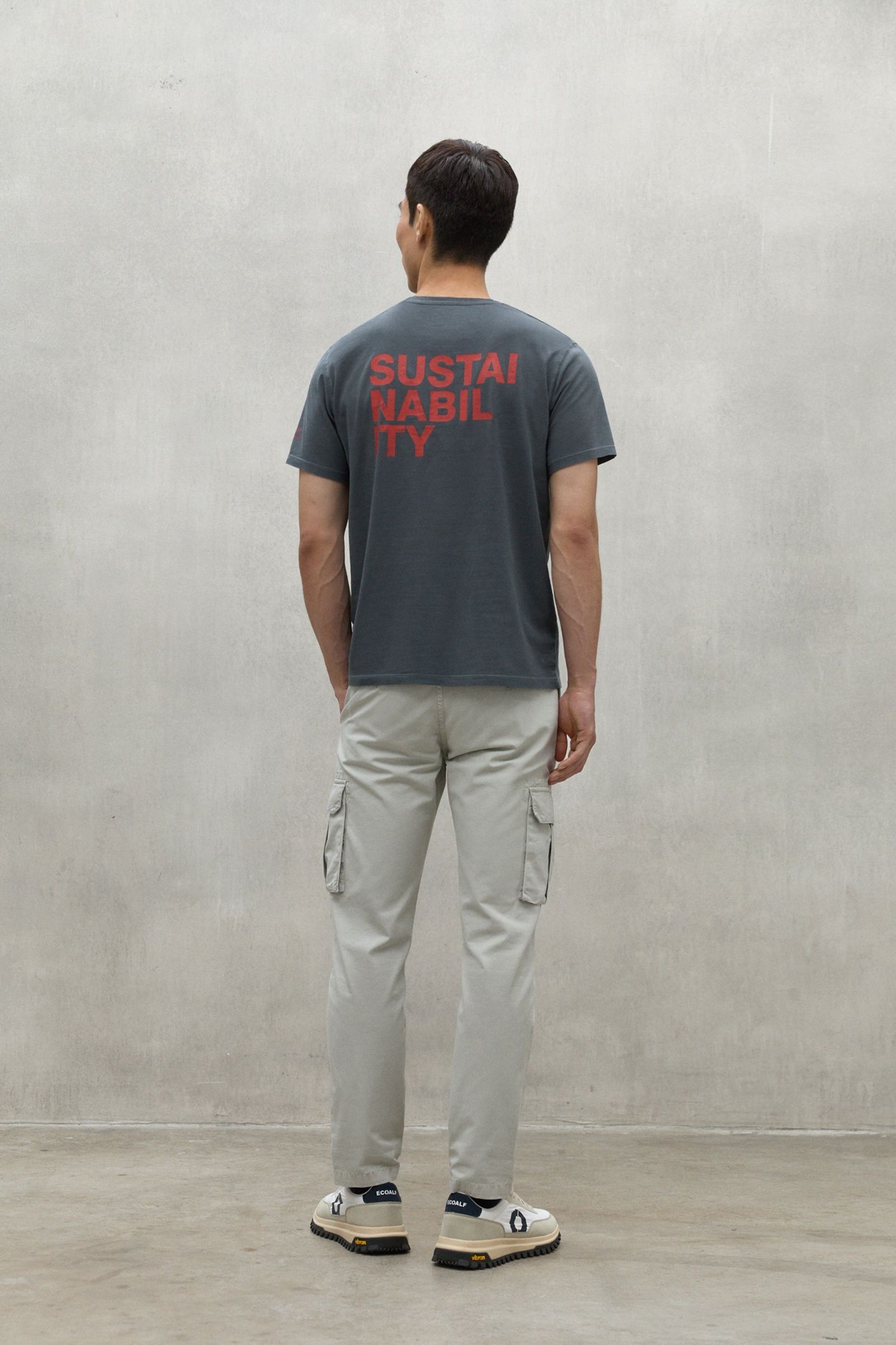 SUSTANOALF T-SHIRT STEEL BLUE 2