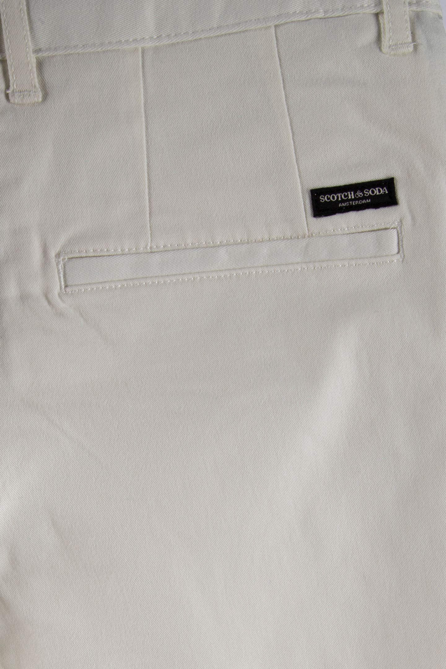 NOS MOTT COTTON-BLEND TWILL CHINO WHITE TRADITIONAL 5
