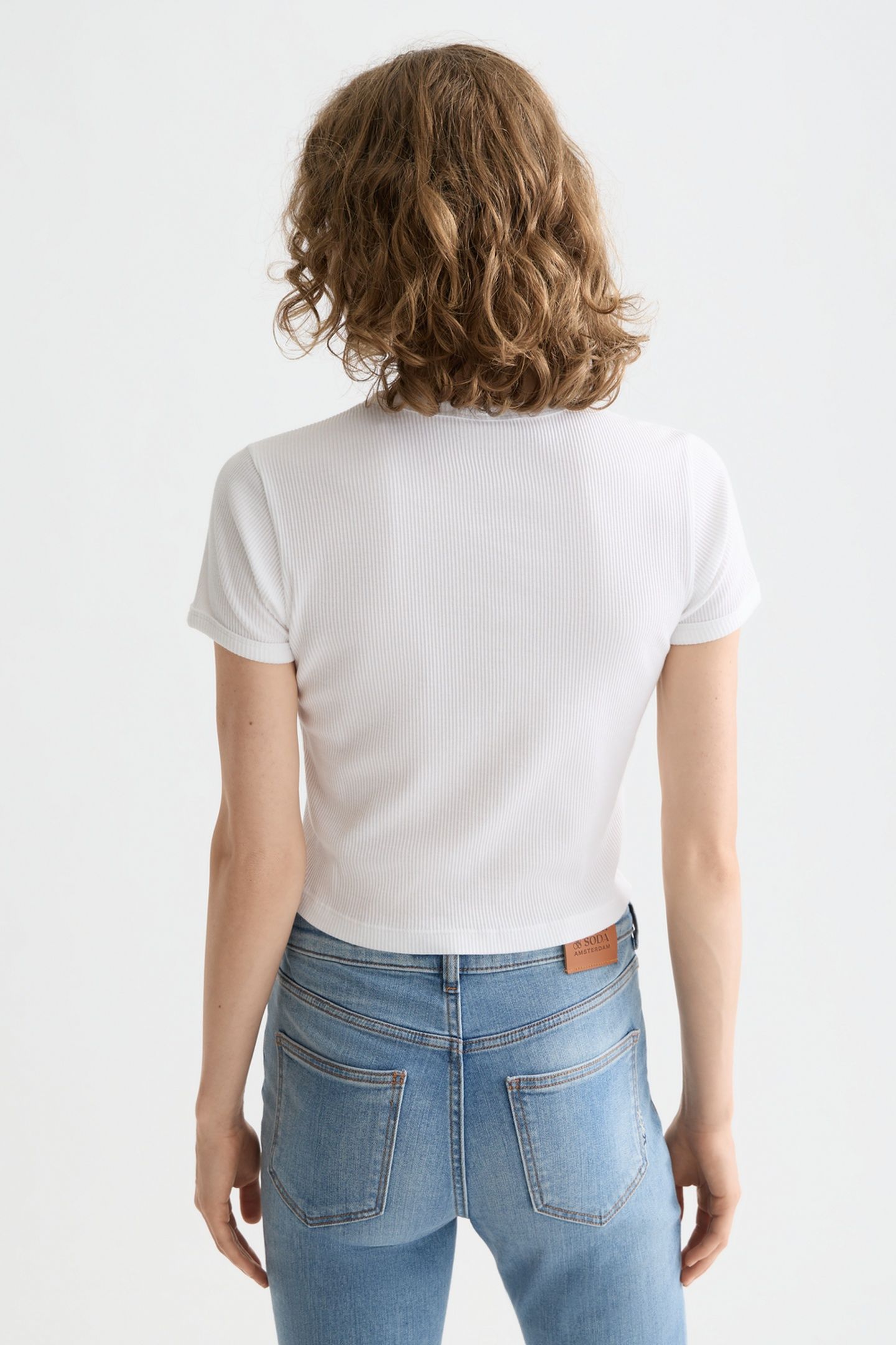 CORE BABY RIB T-SHIRT WHITE 2
