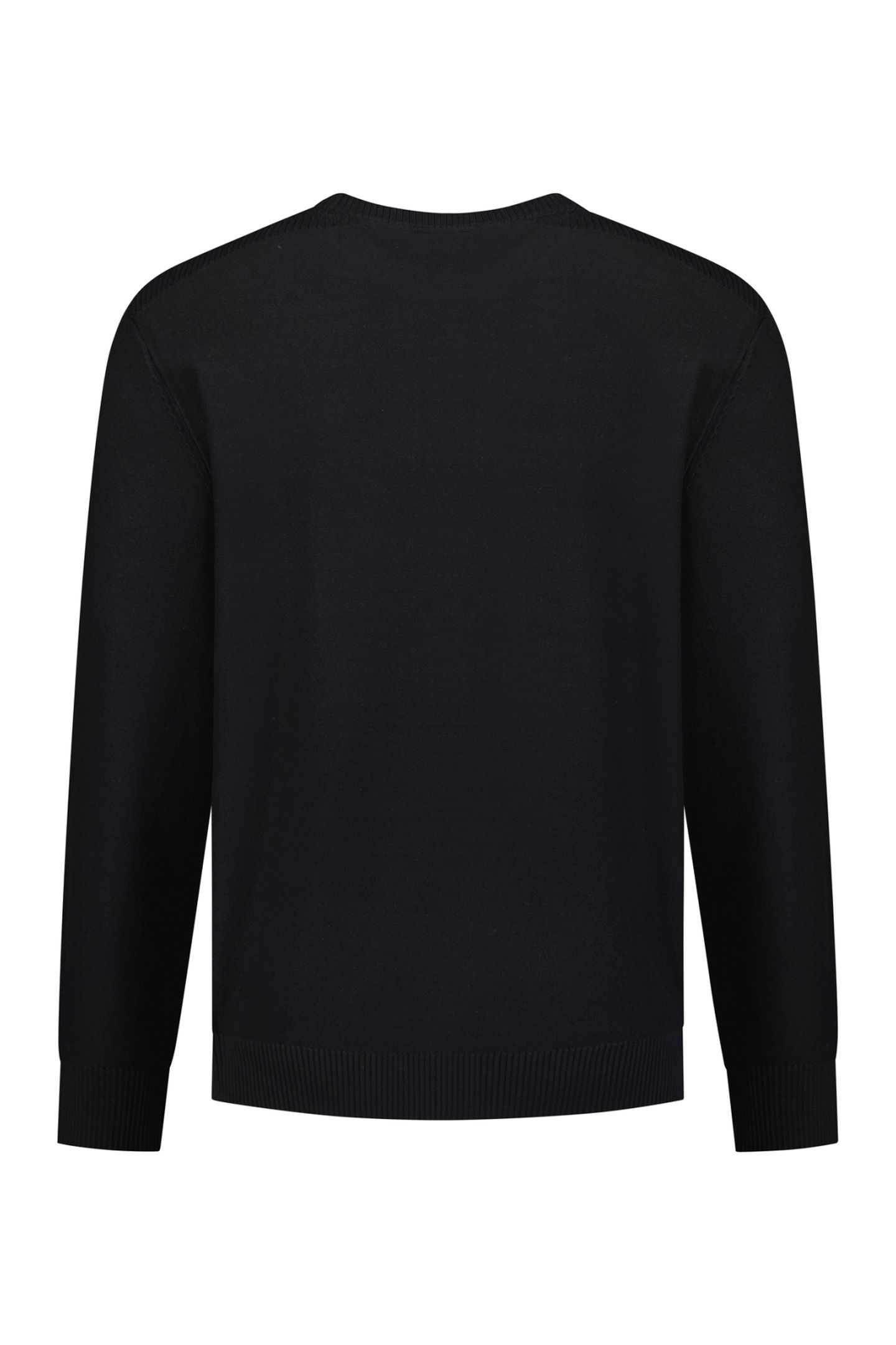 PULLOVER CREWNECK SHOULDER DETAIL BLACK 5