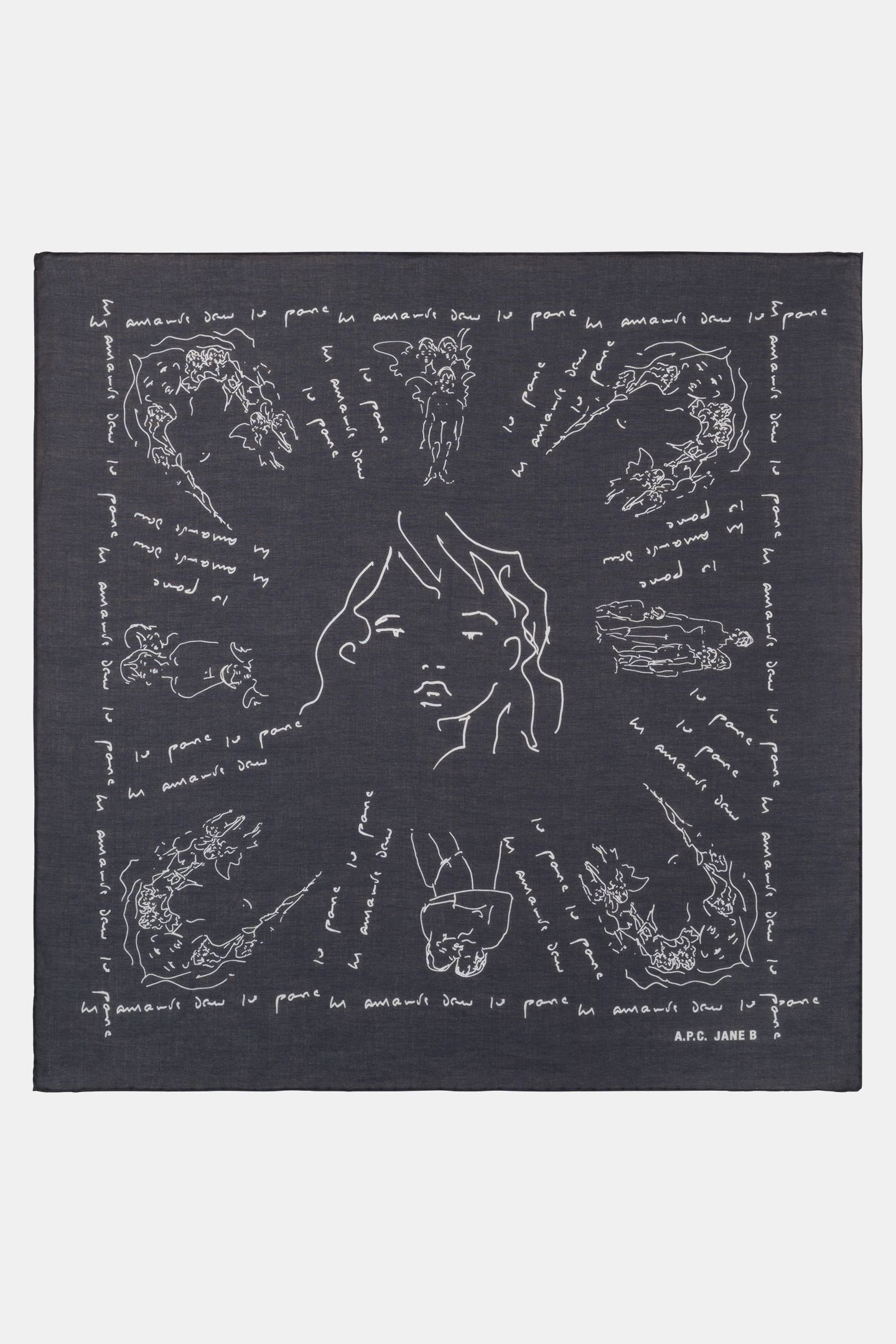 UNISEX BANDANA JANE NAVY 1