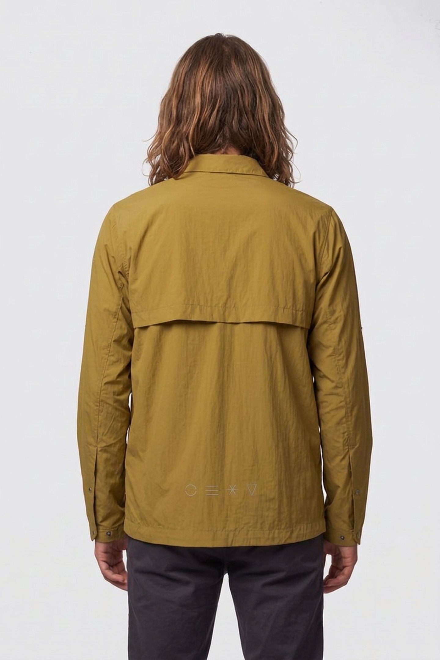 OSLO URBAN COMMUTE WINDBREAKER JACKET OLIVE GREEN 2