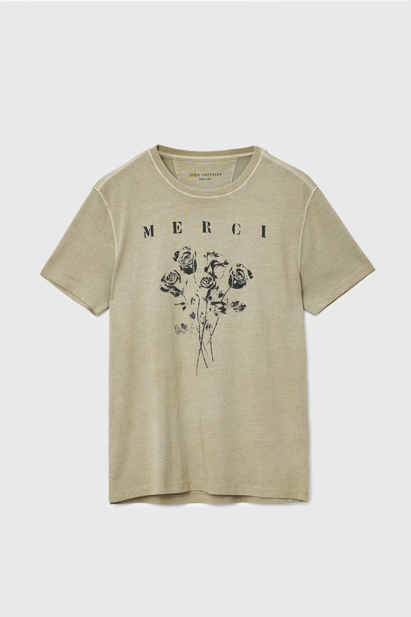 SS CREW TEE - MERCI HAZE GREY 2