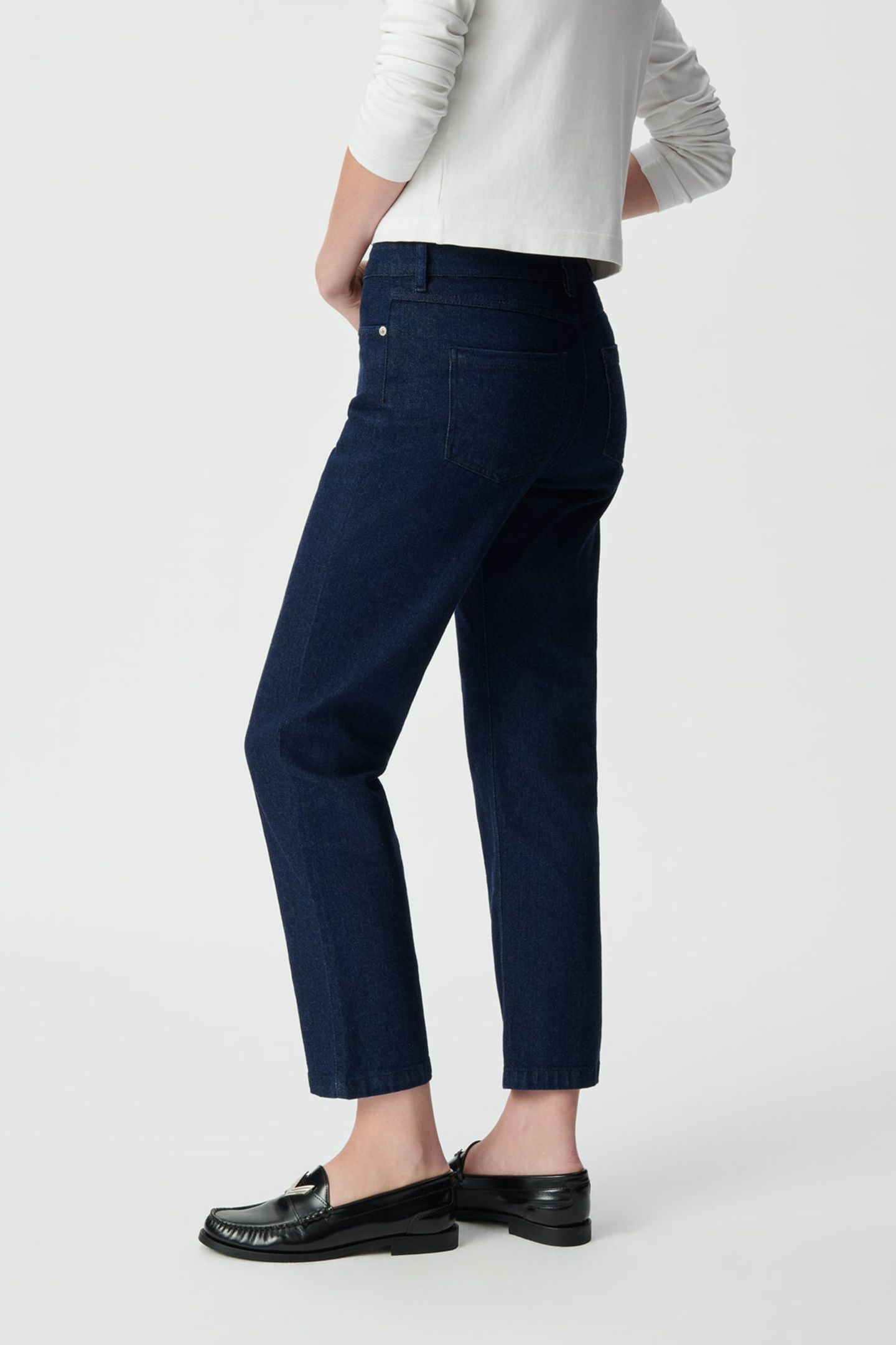 RAW JANIS STRAIGHT JEANS WITH VISIBLE BUTTONS 6