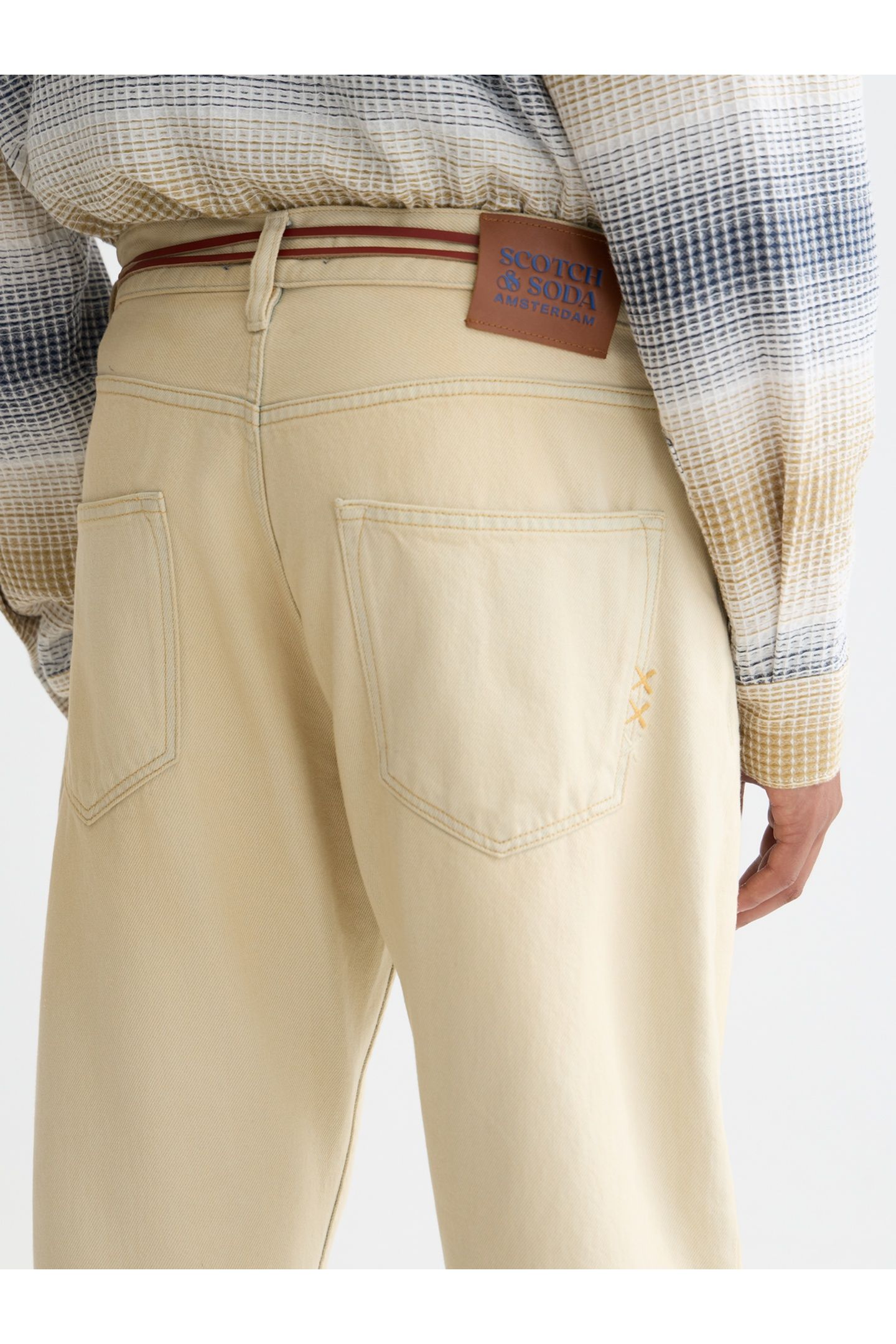 THE DEAN LOOSE TAPERED SEASONAL JEANS MEDIUM BLUE 6