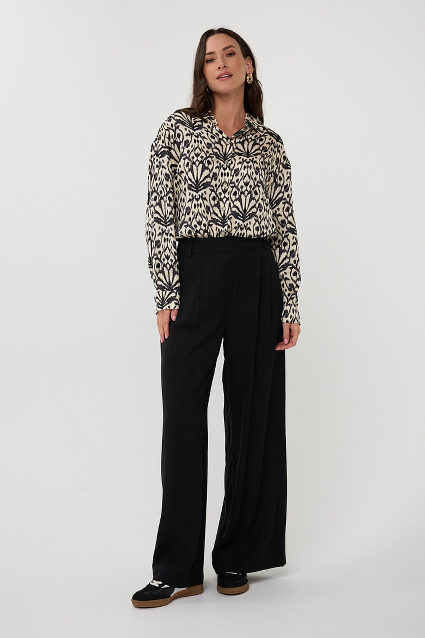 BLOUSE OVERSIZED CITY SIGN PRINT 1