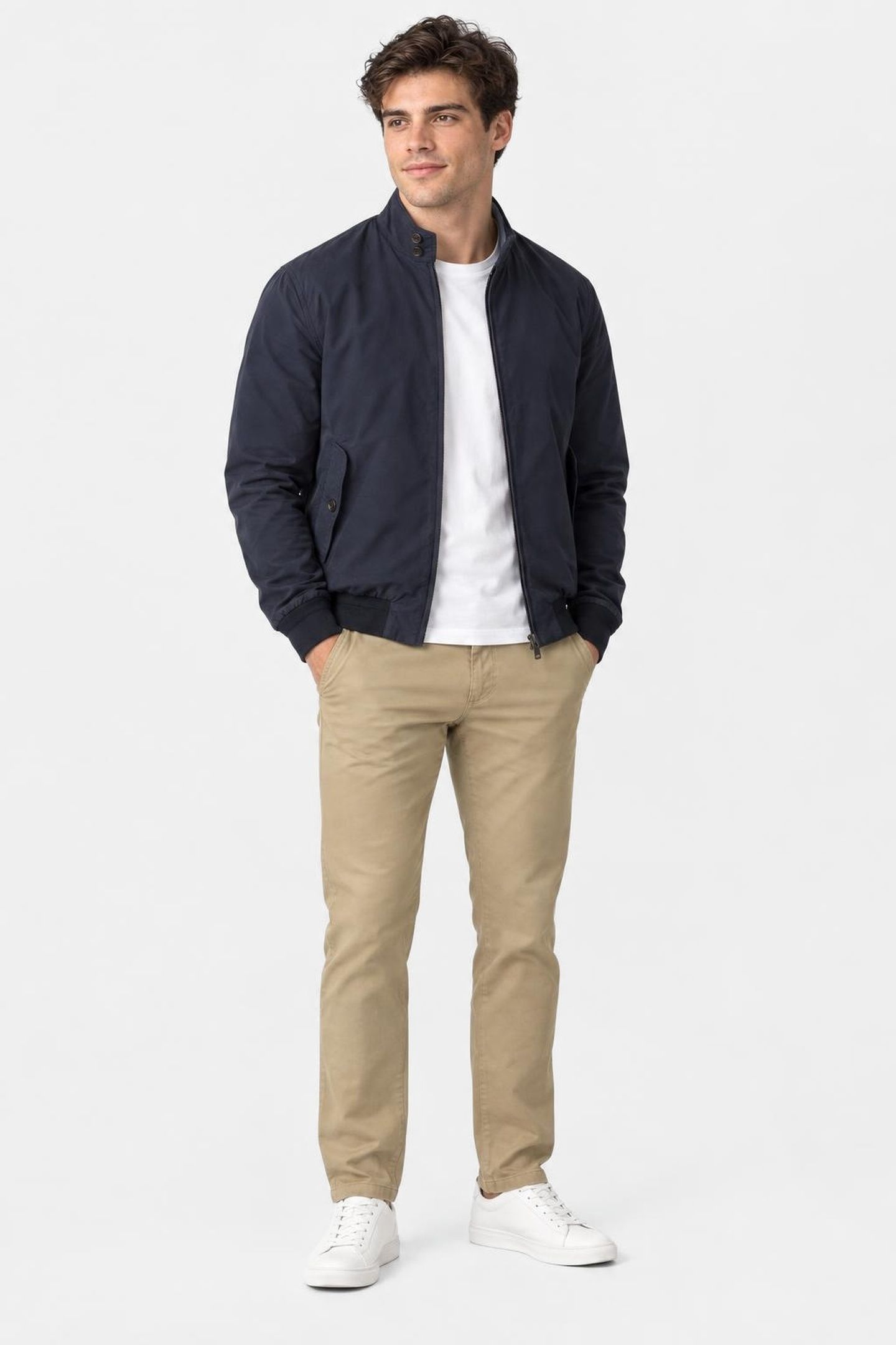 CLASSIC BOMBER JACKET NAVY 4
