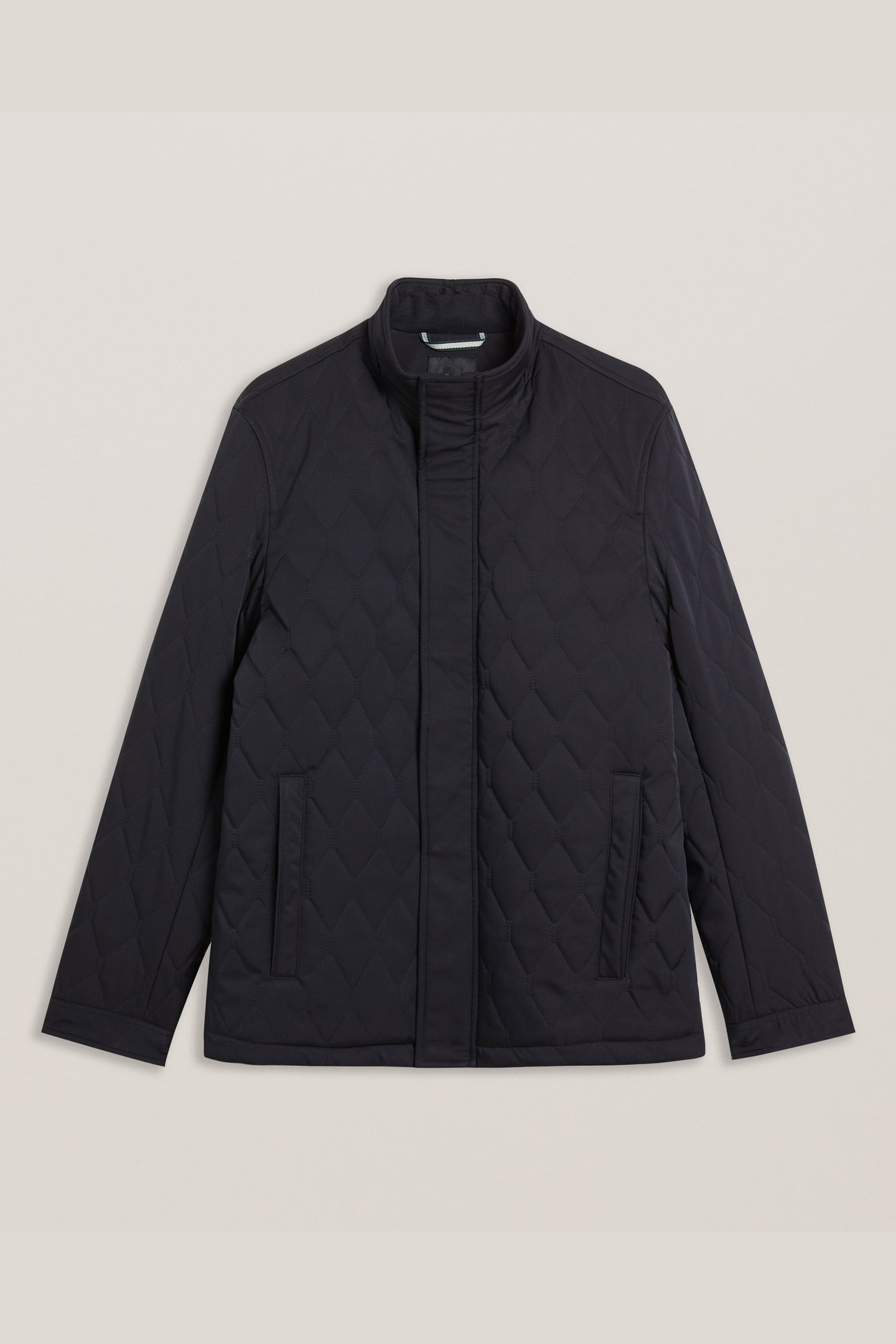 ZAMPA QUILTED FUNNEL JACKET NAVY 4