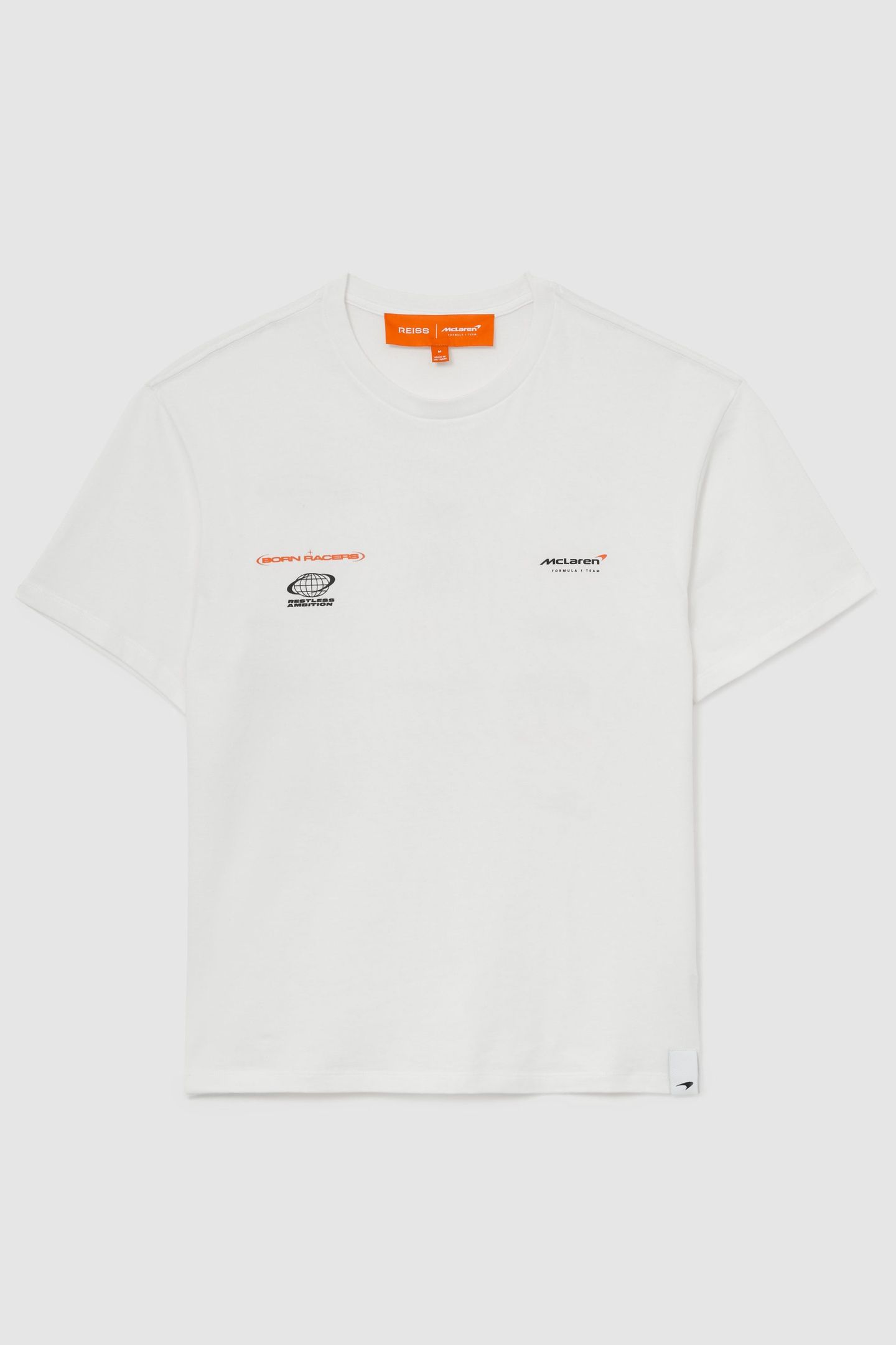 SS LOGO PRINTED MCLAREN TSHIRT WHITE 4