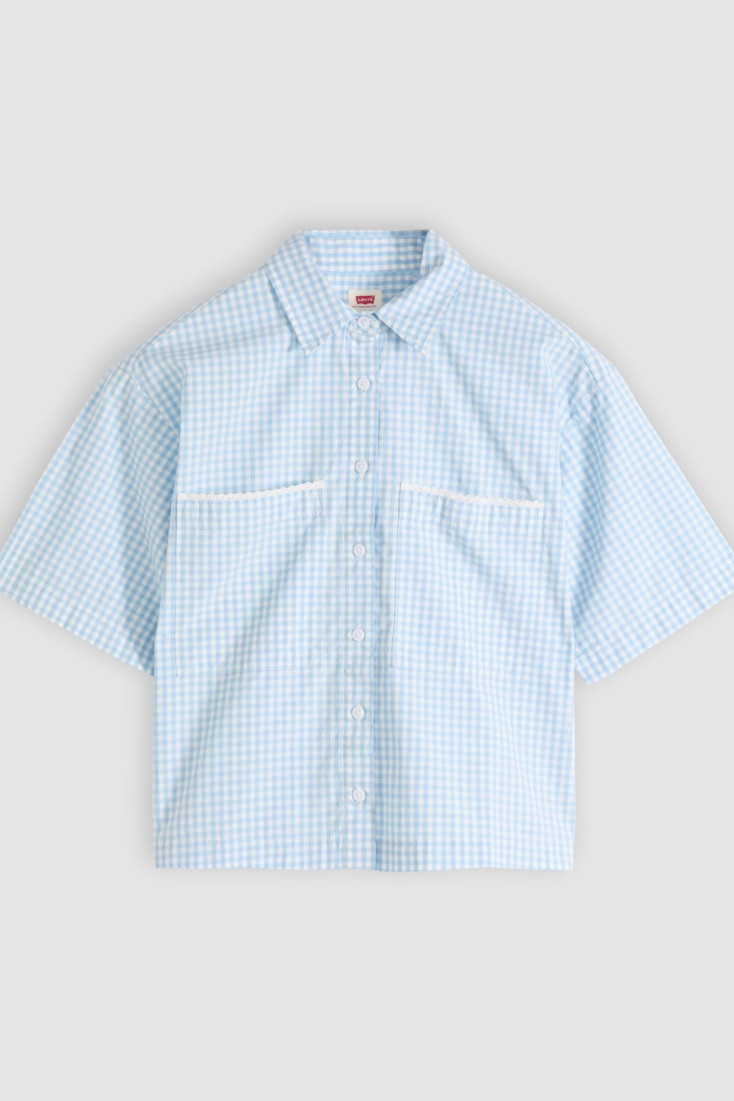 NOVELTY HARLIE SHORT SLEEVE CROPPED SHIRT 4