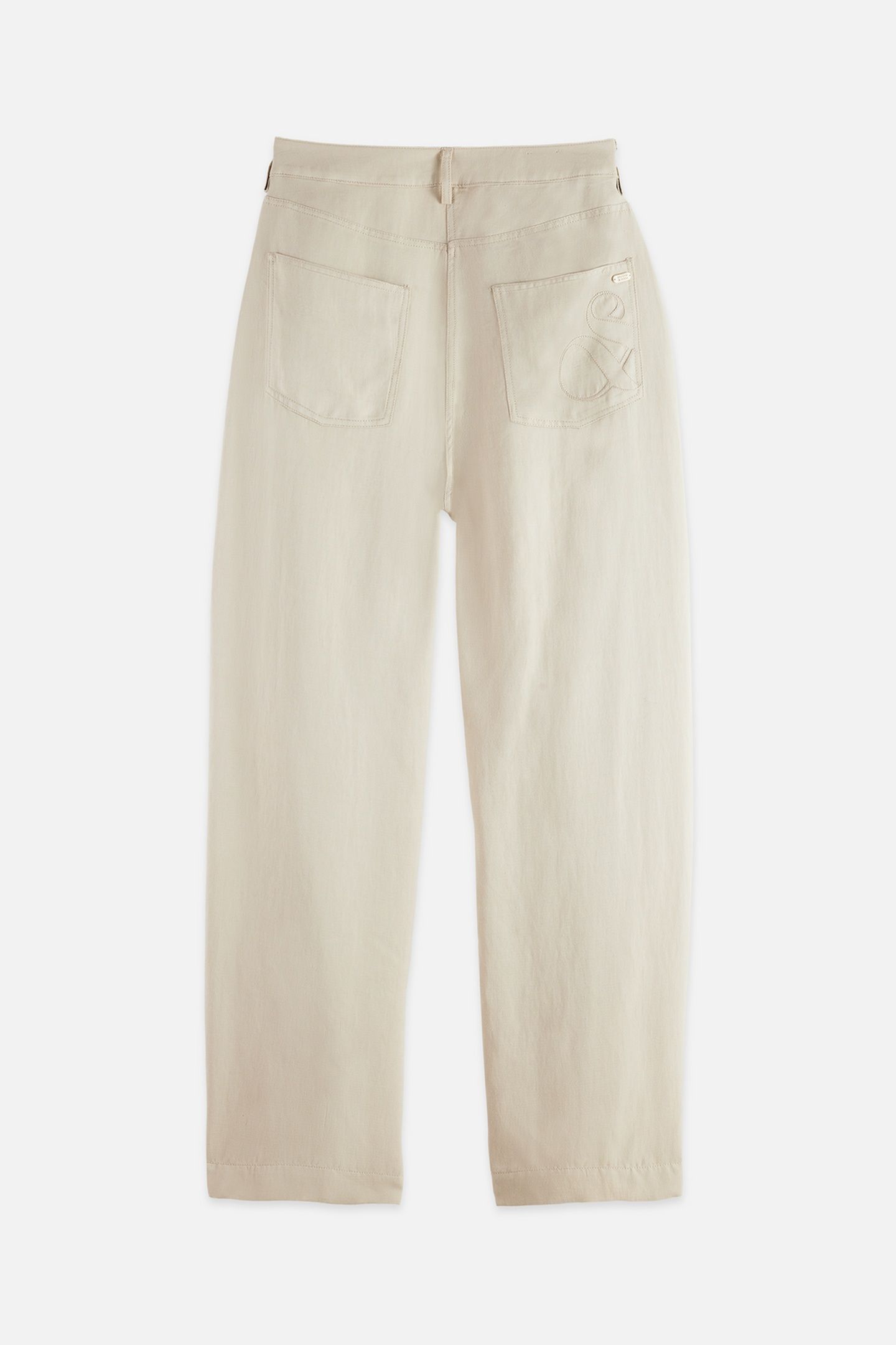 LOTUS - HIGH RISE BARREL LEG TWILL PANTS MOONSTRUCK 5
