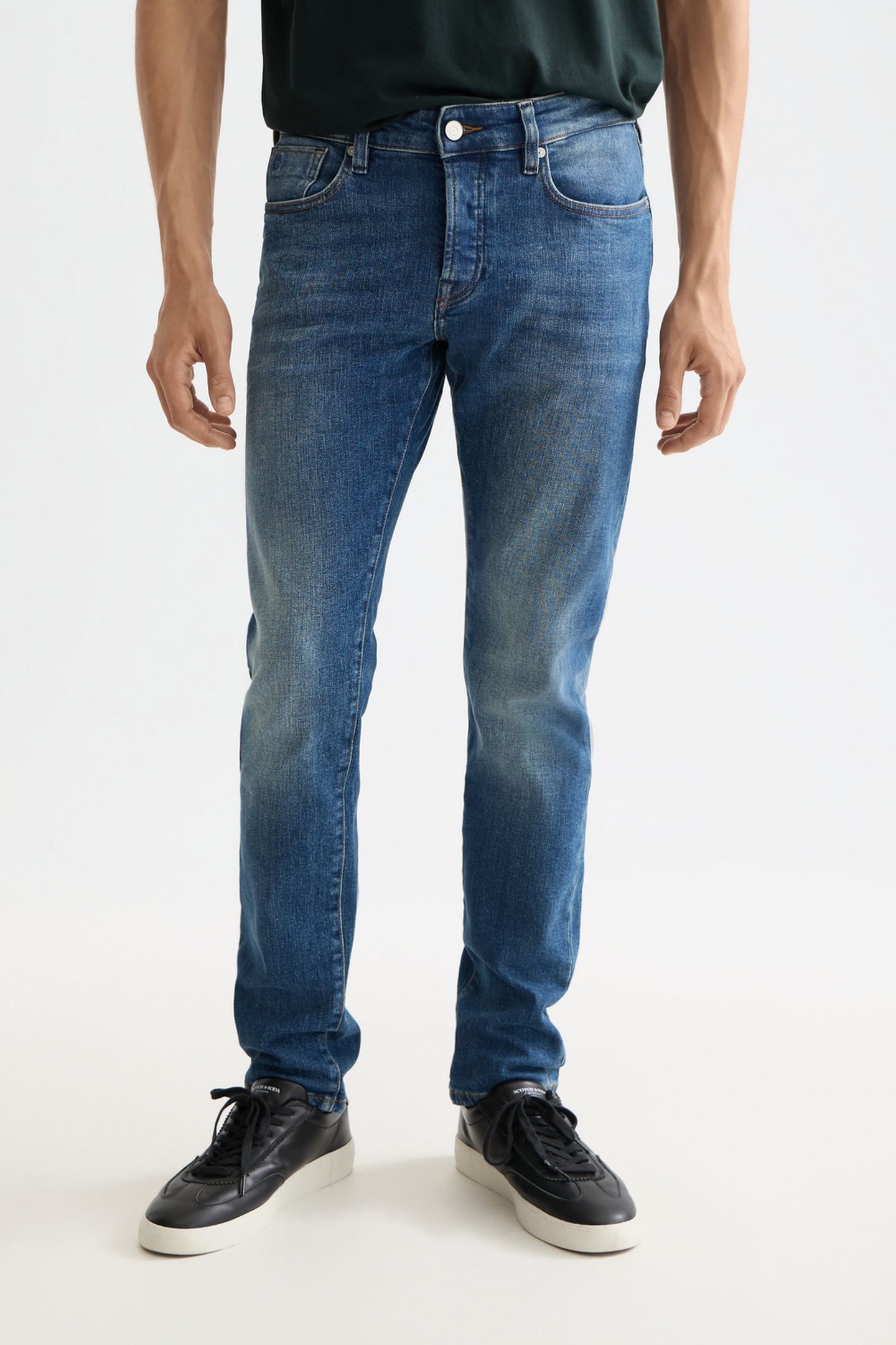 RALSTON REGULAR SLIM-FIT JEANS NAVY 1