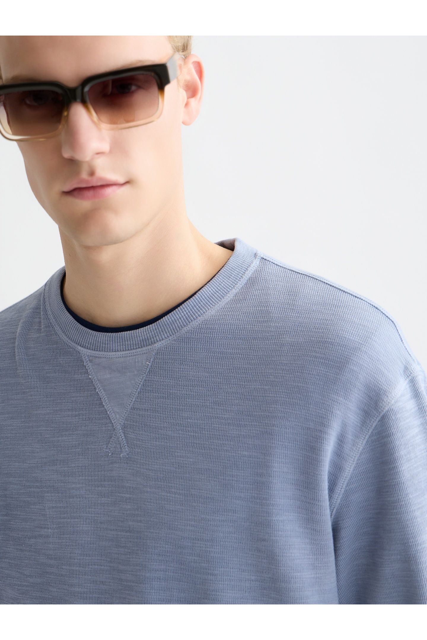 GARMENTDYED REGULARFIT SWEATSHIRT NAVY 6