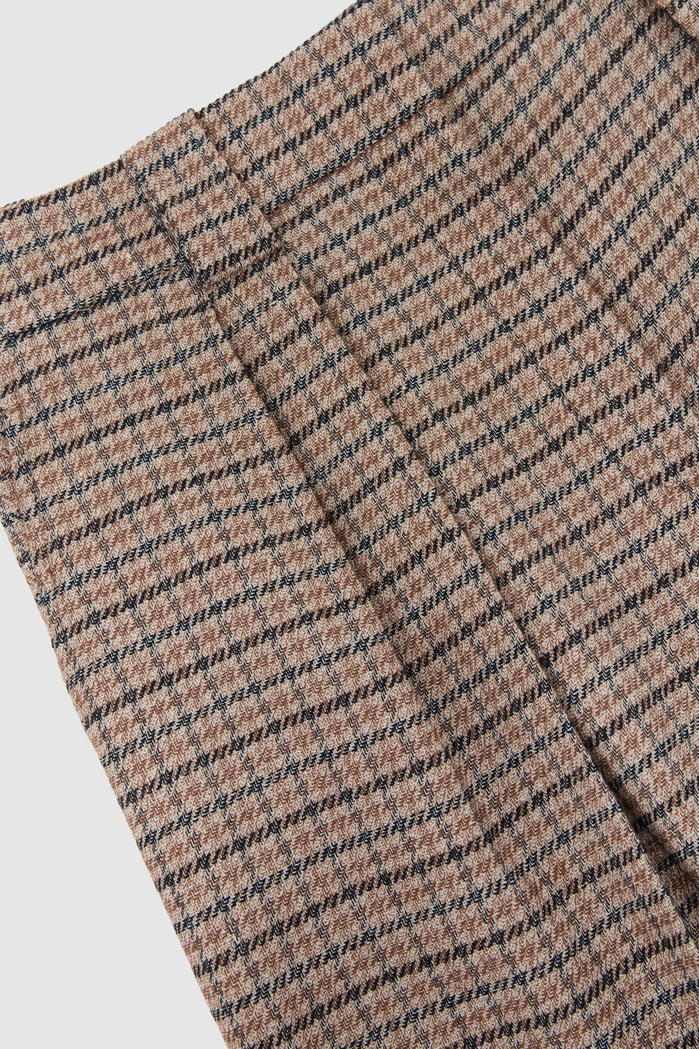 WIDE LEG CHECK TROUSER NEUTRAL CHECK 6