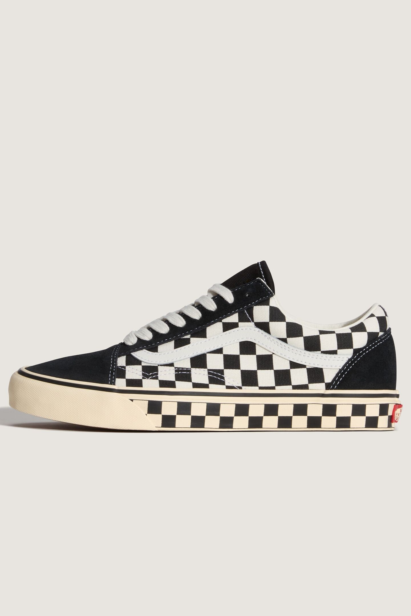 UNISEX OLD SKOOL CHECKERBOARD BLACK/MARSHMALLOW 2