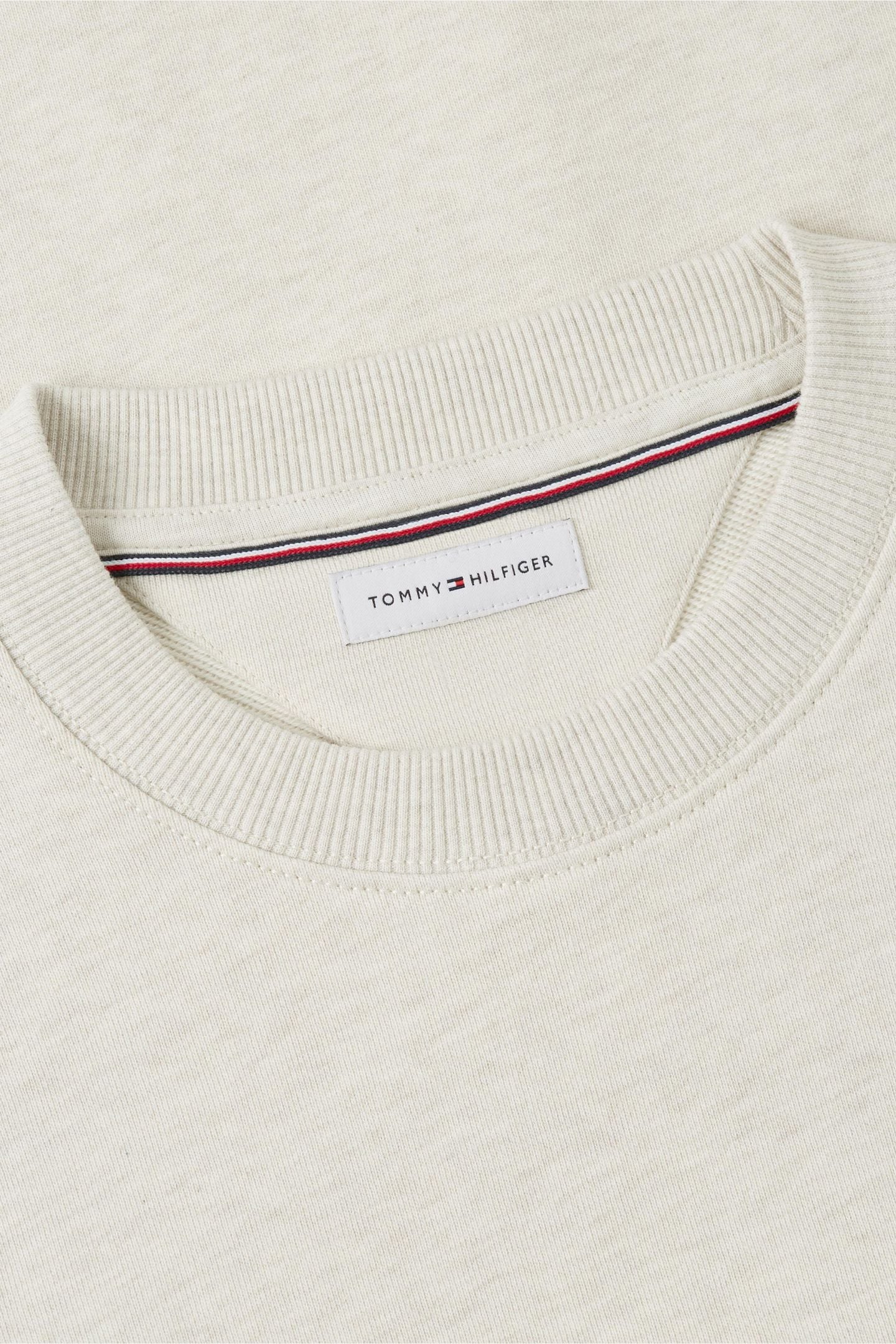ESSENTIAL TERRY CREW HEATHERED OATMILK 6