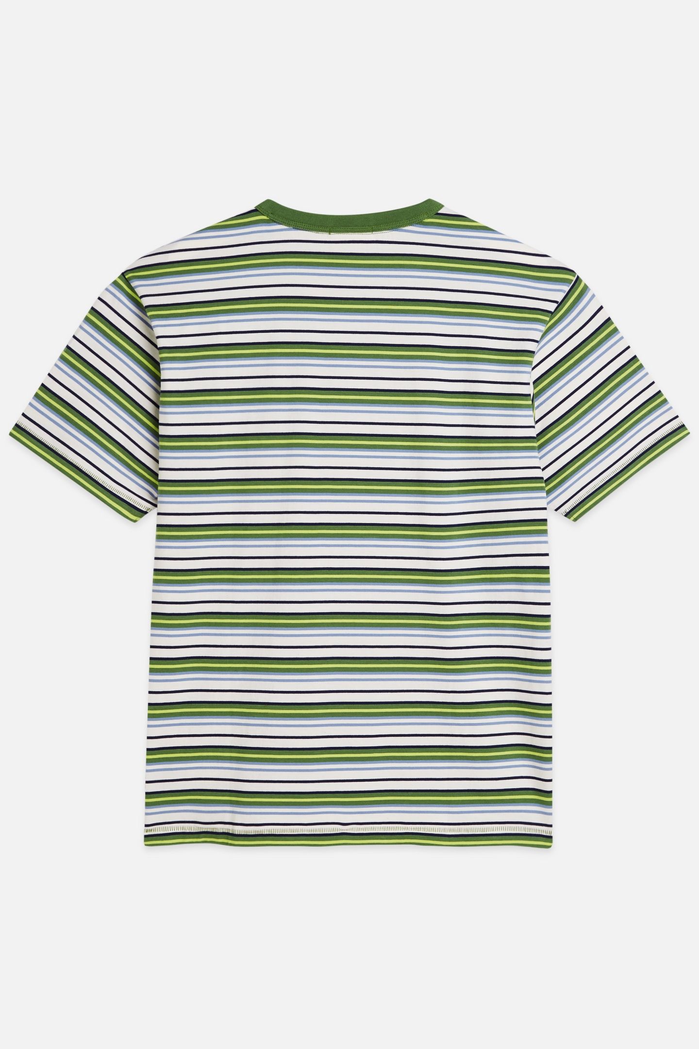 RELAXEDFIT YARNDYED TSHIRT DARK GREEN 2