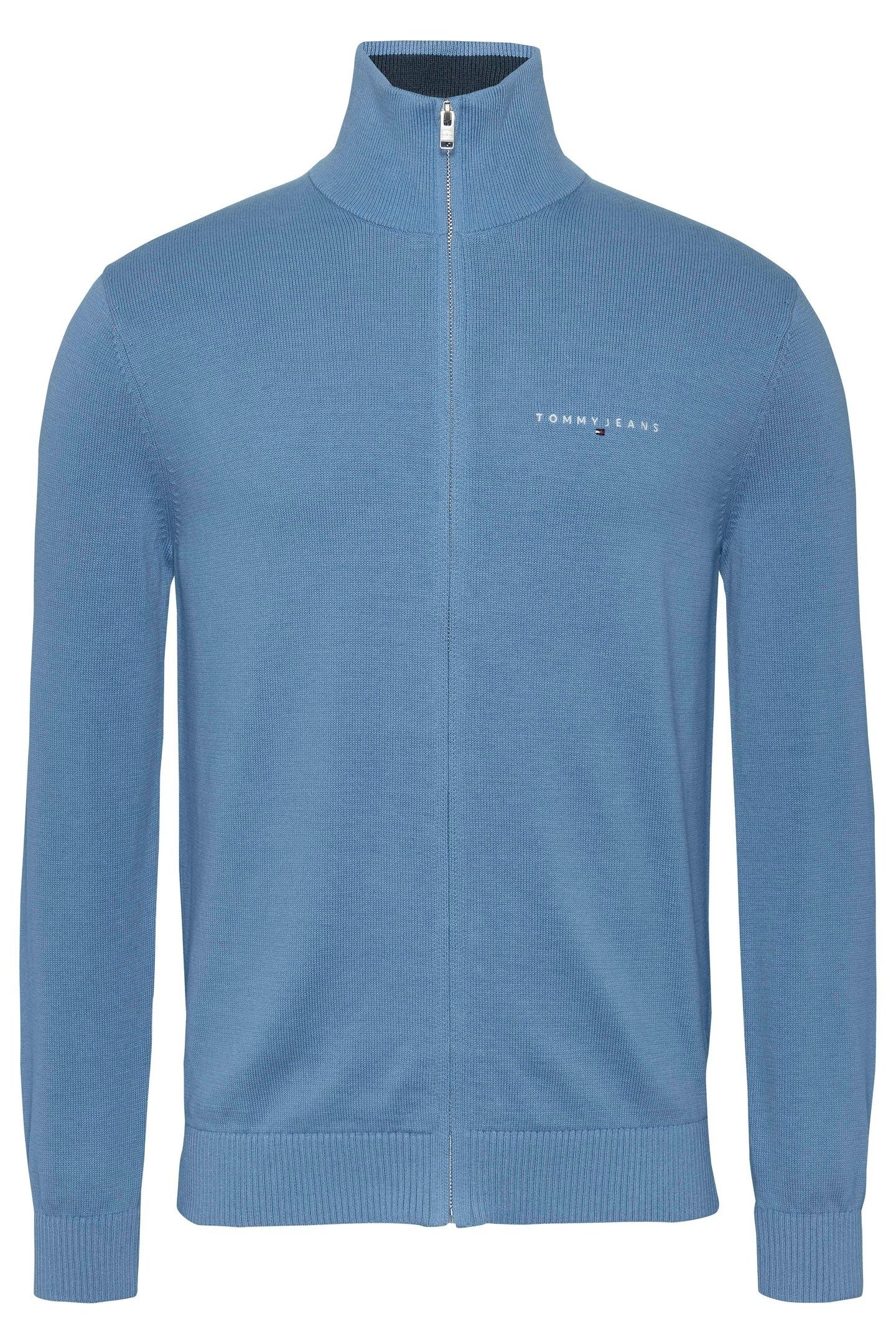 TJM SLIM LINEAR FZ SWEATER COLORADO BLUE 1