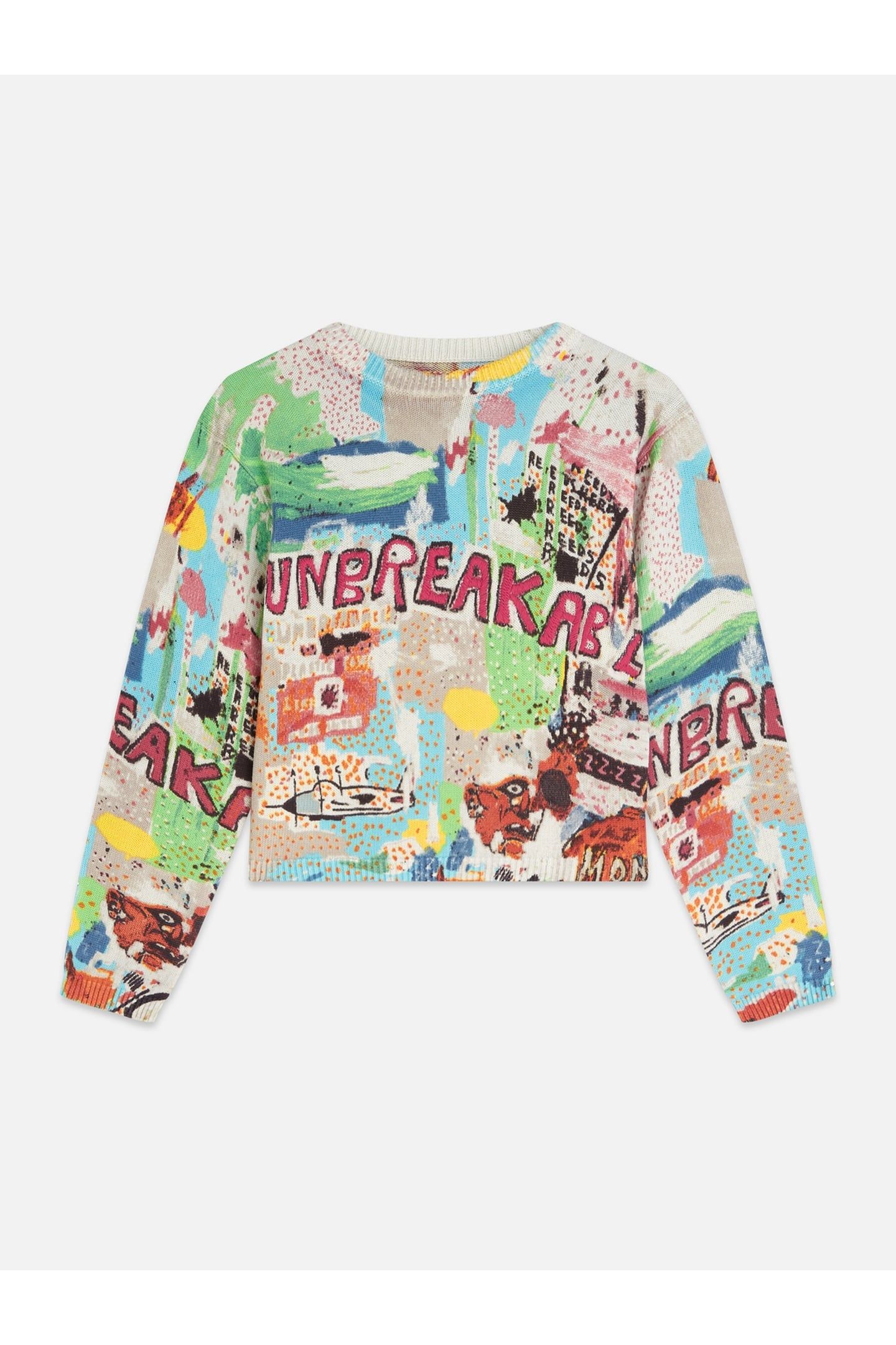 BASQUIAT PRINTED PULLOVER BASQUIAT UNBREAKABLE 1