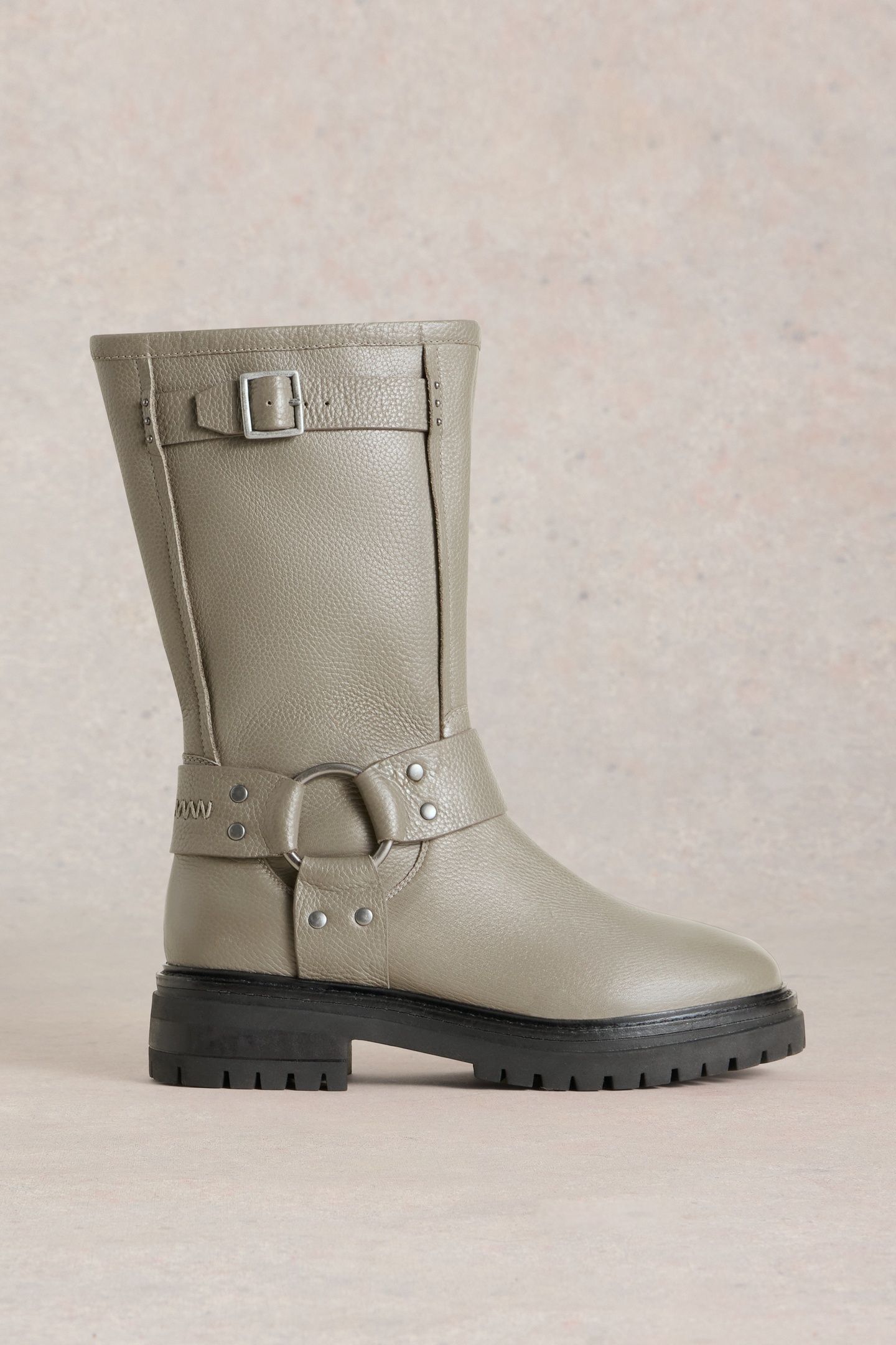 BOBBIE BIKER BOOT DK NAT 1