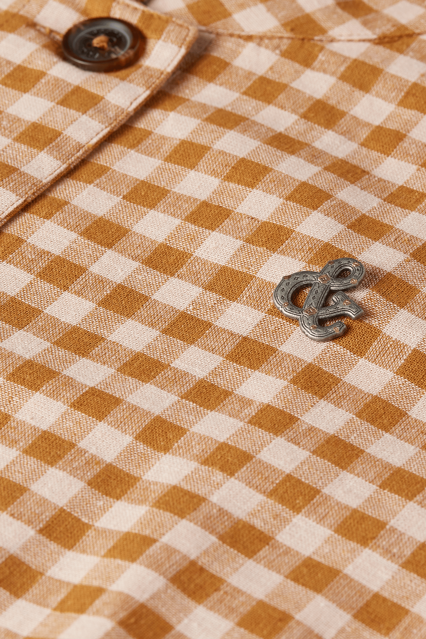 LINEN BLEND GINGHAM BELTED BLAZER ROSE DUST 3