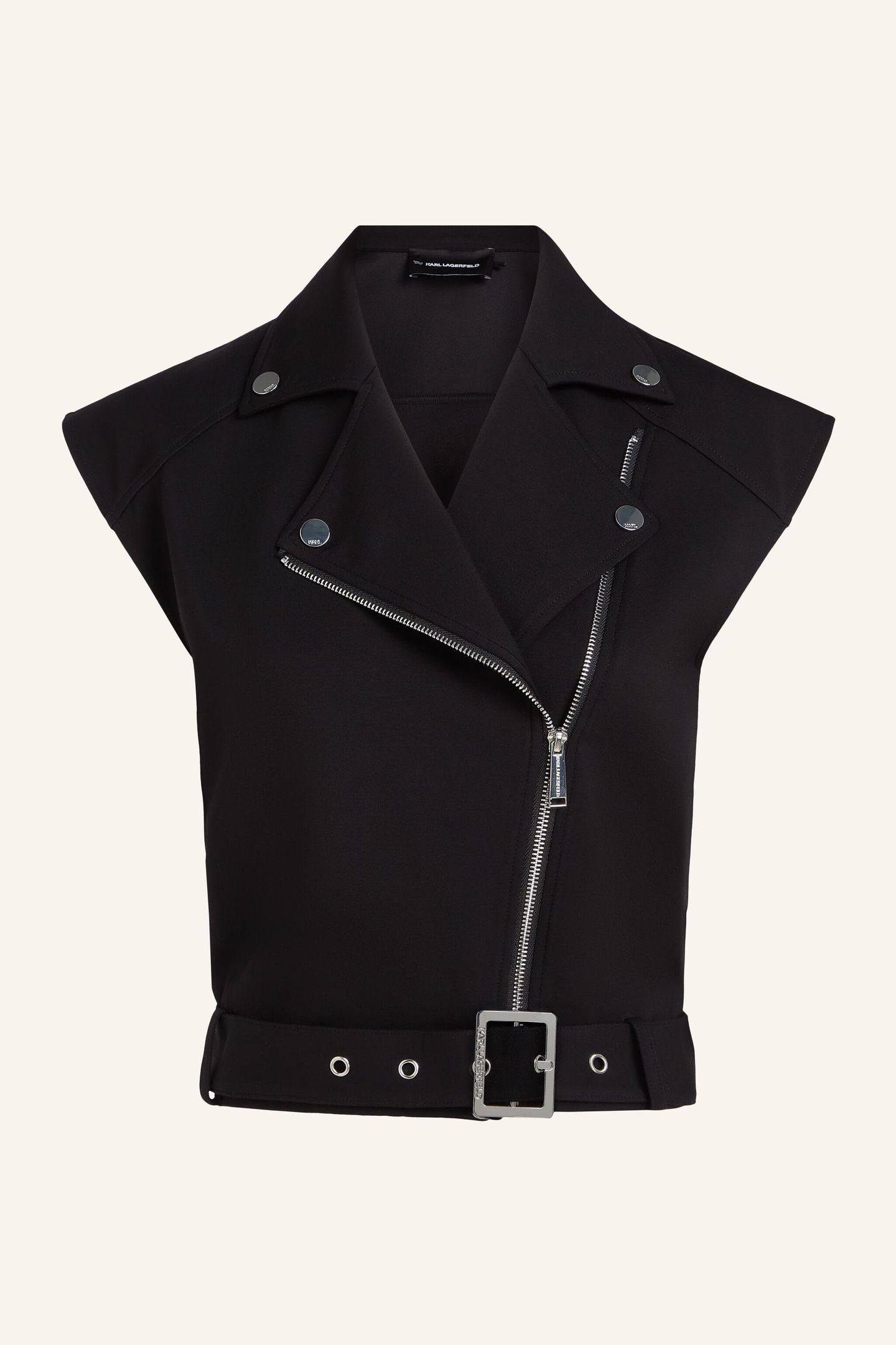 JERSEY BIKER SWEATSHIRT BLACK 4