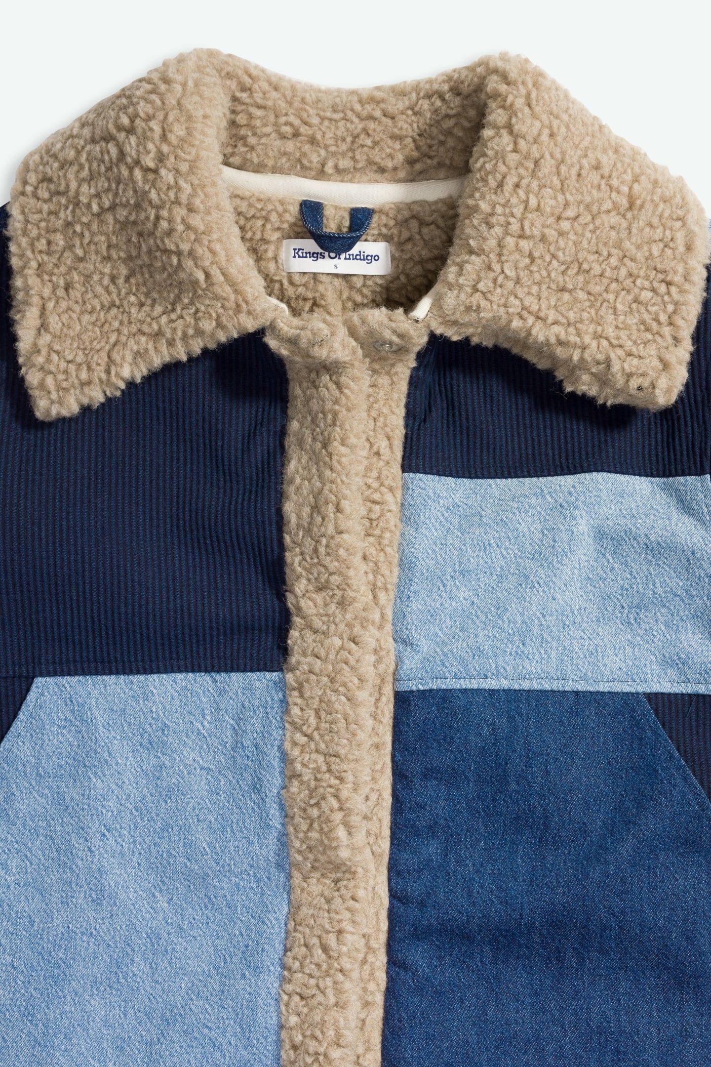 TEIOU OUTERWEAR PATCHWORK DENIM 3