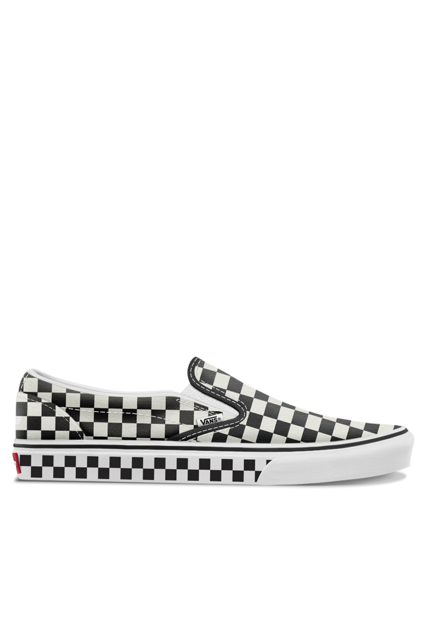 UNISEX CLASSIC SLIP-ON CHECKERBOARD BLACK/MARSHMALLOW 1