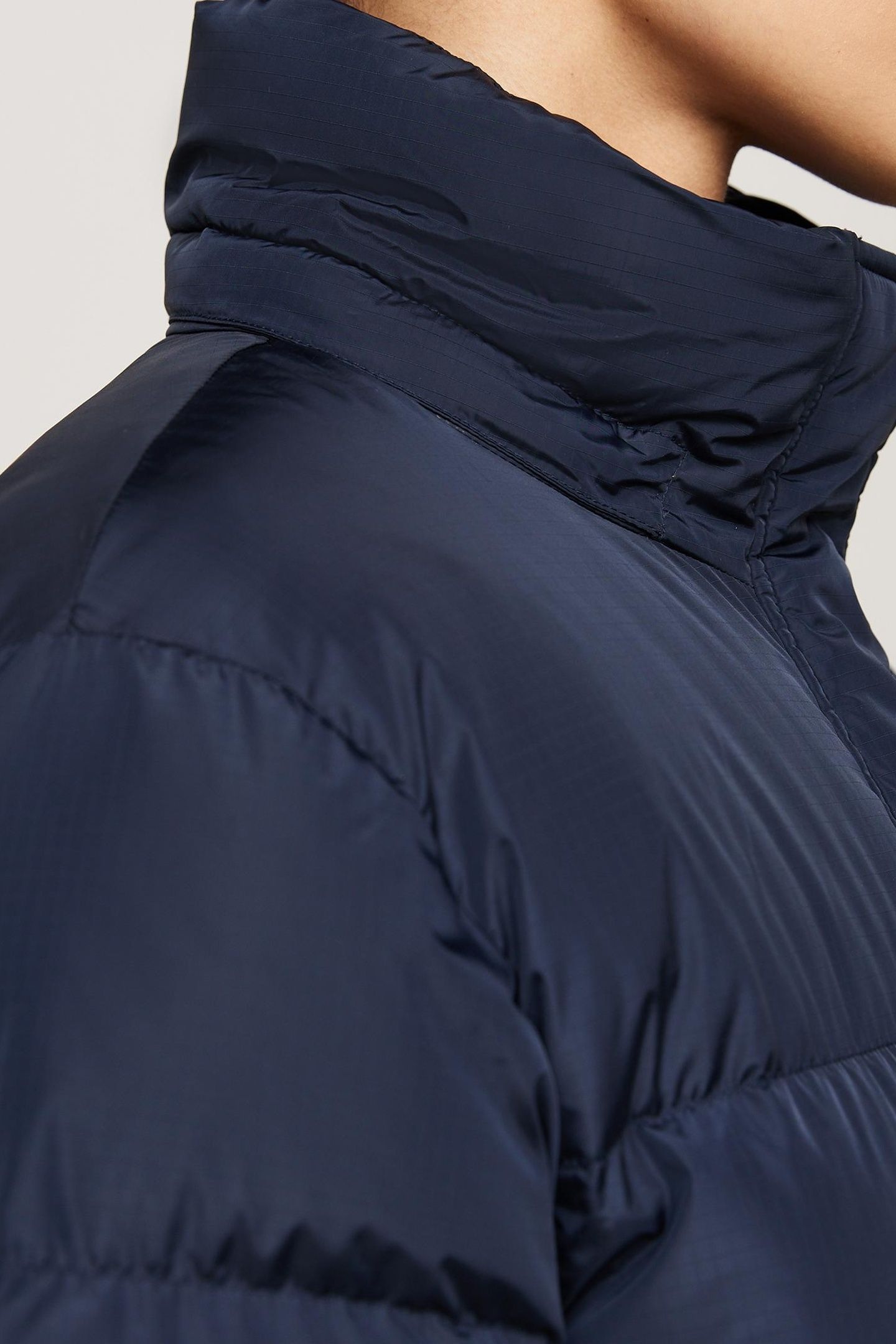 ALASKA LONG PUFFER COAT BLUE 8