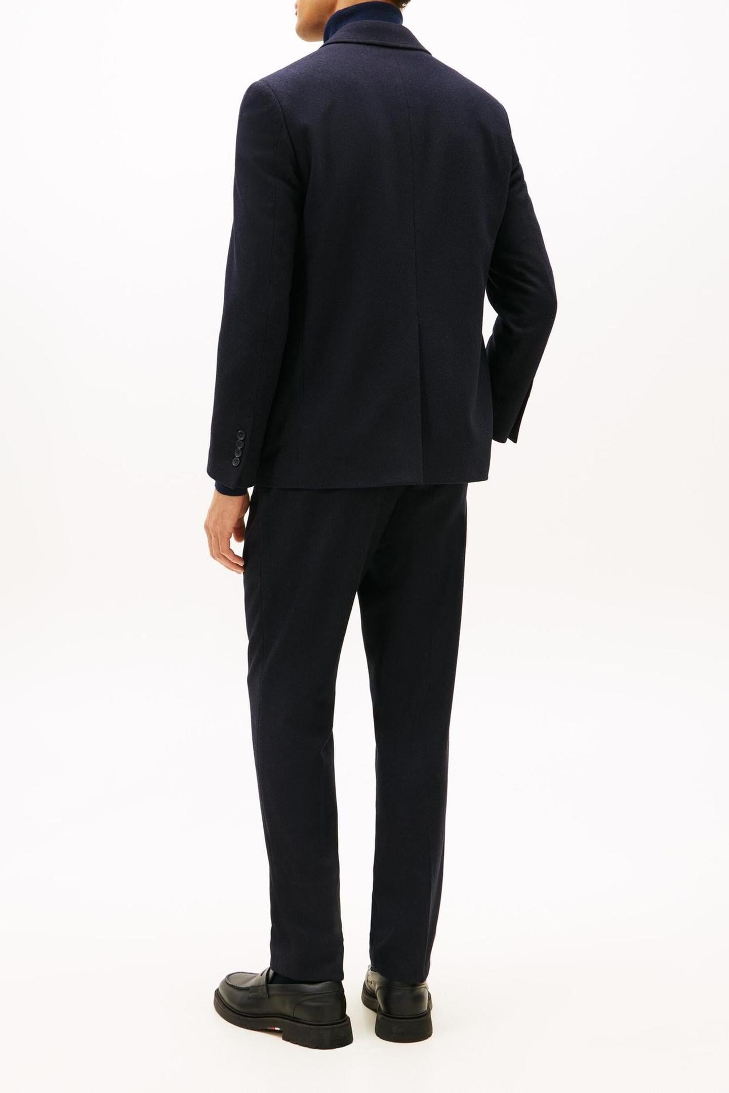 SOFT TECH WOOL FLANEL BLAZER BLUE 3